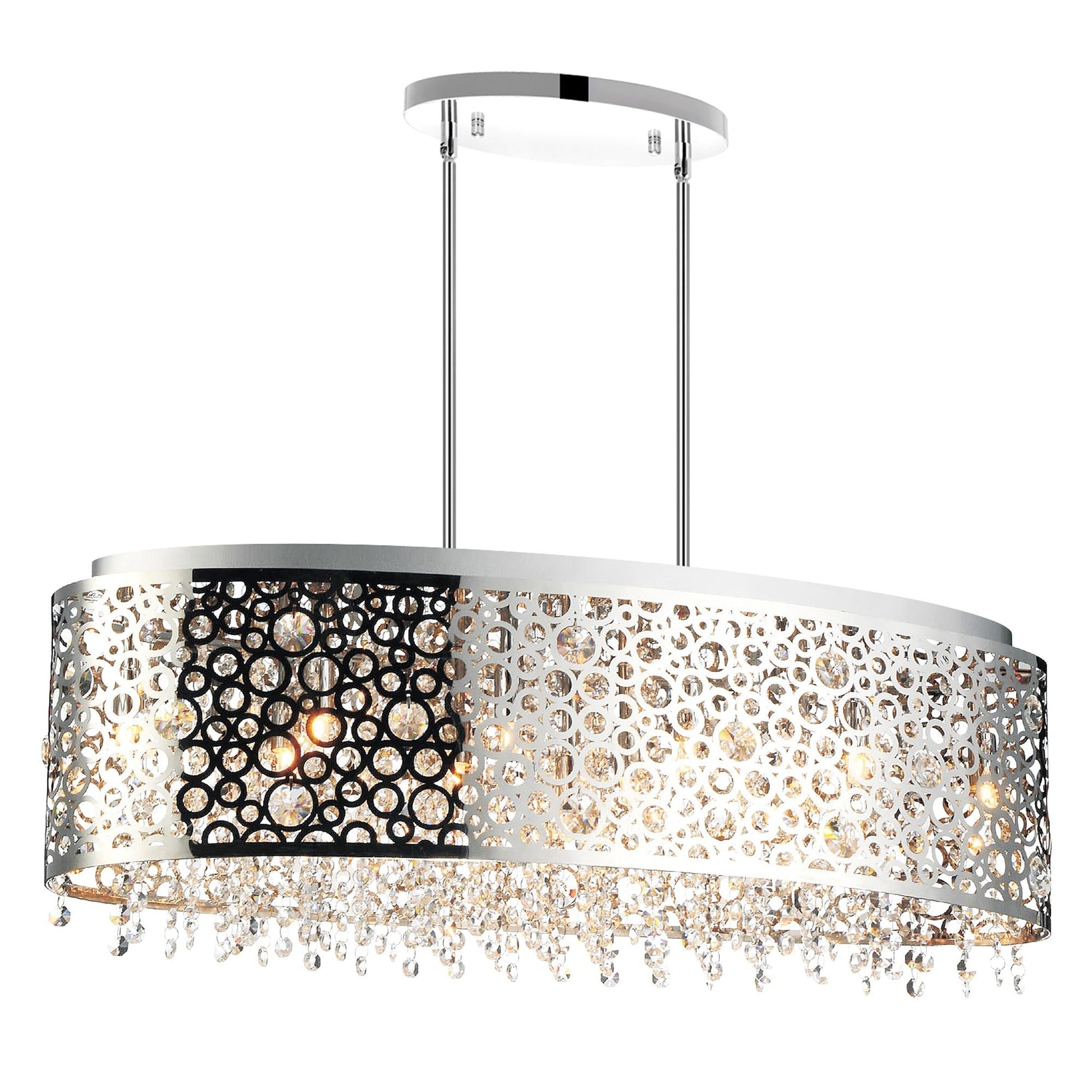 Bubbles 11 Light Chrome Chandelier