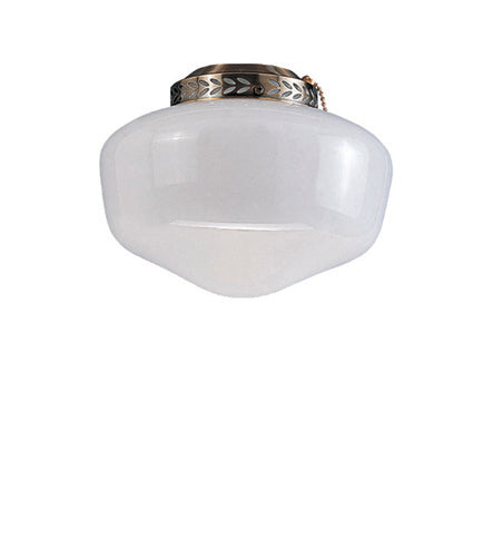 8.5-inch White Jade Metal Shade