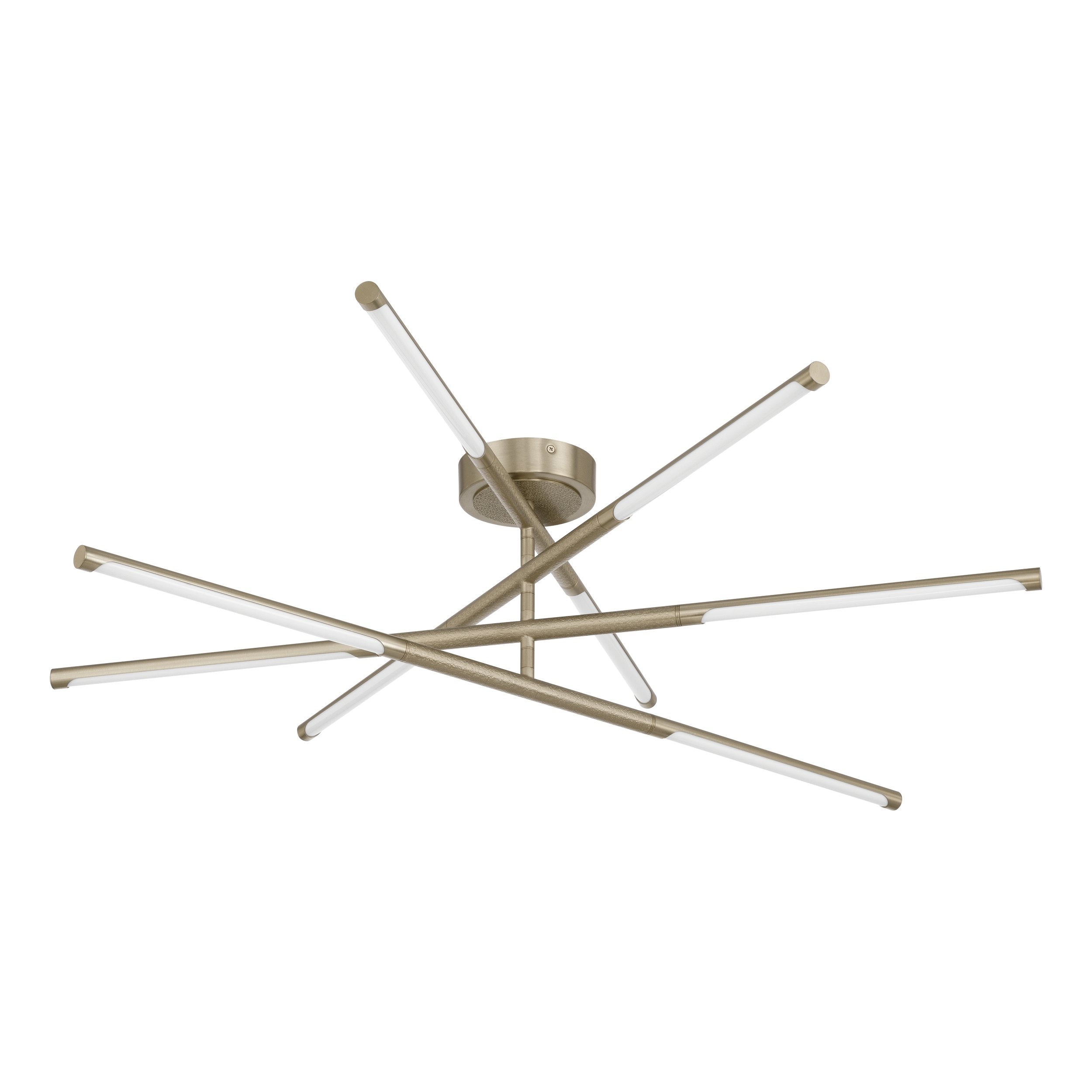 Overture 36-inch 8-light Champagne Gold 5CCT LED Chandelier