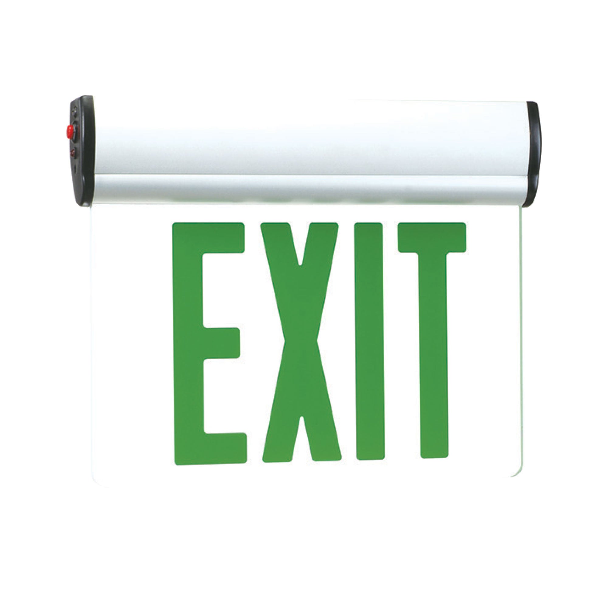 12.25-inch White Single Face Exit Sign with 4.32W Output