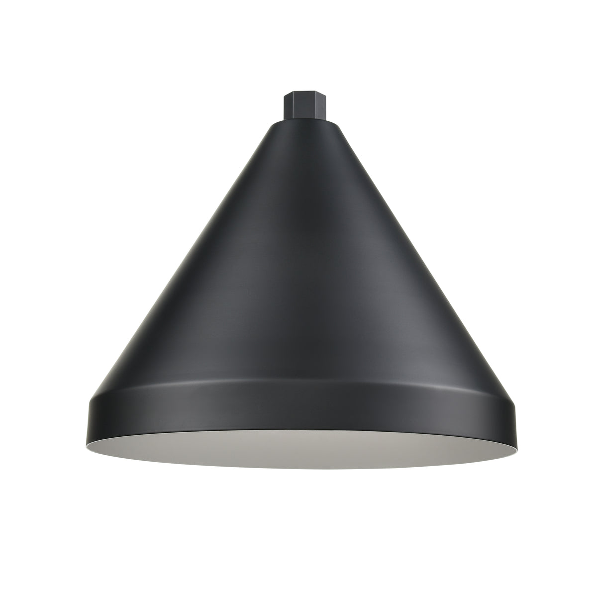13'' Satin Black Aluminum R Series Cone Shade