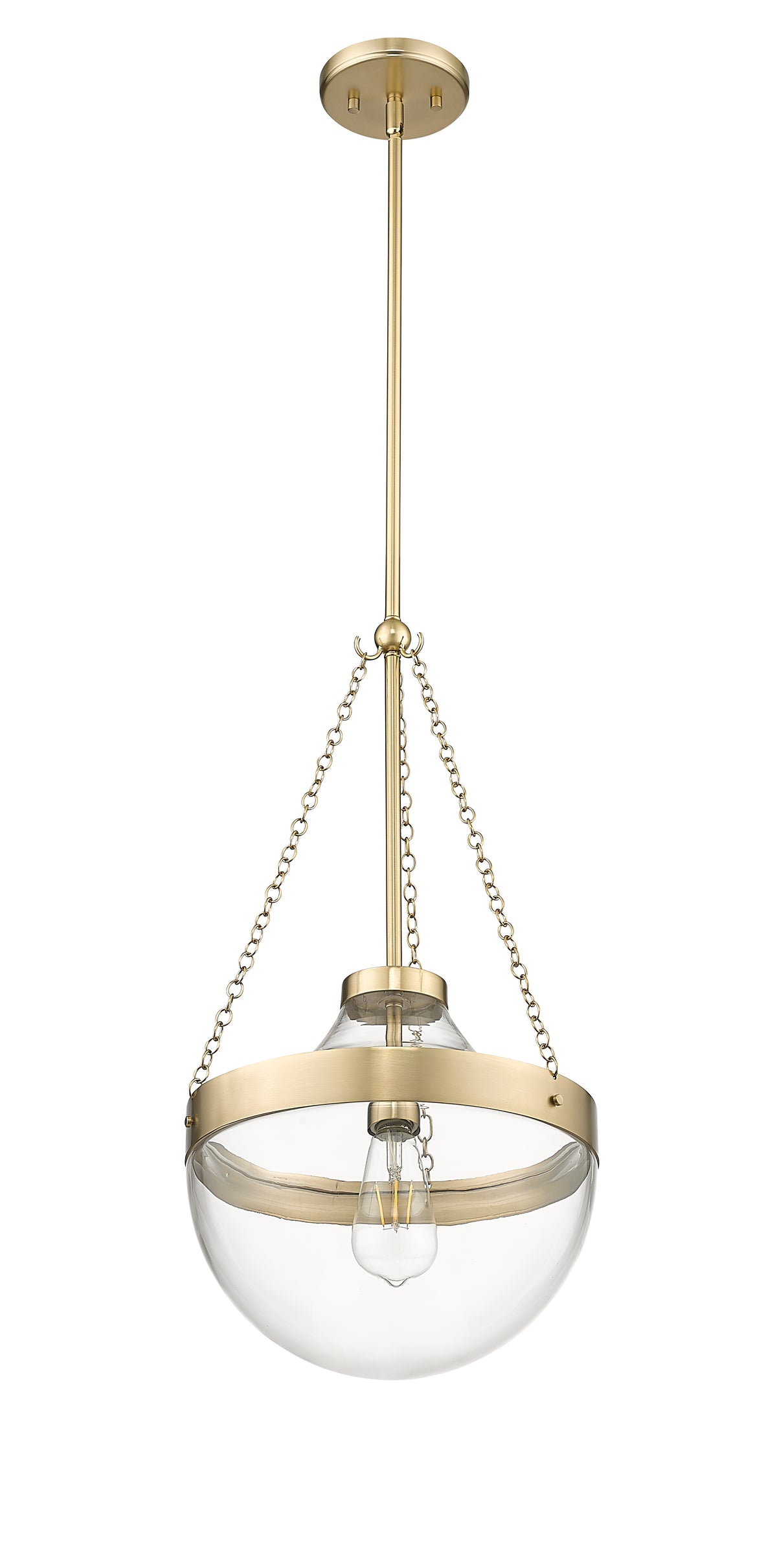 23.5'' Clarra Modern Gold 1 Light Pendant