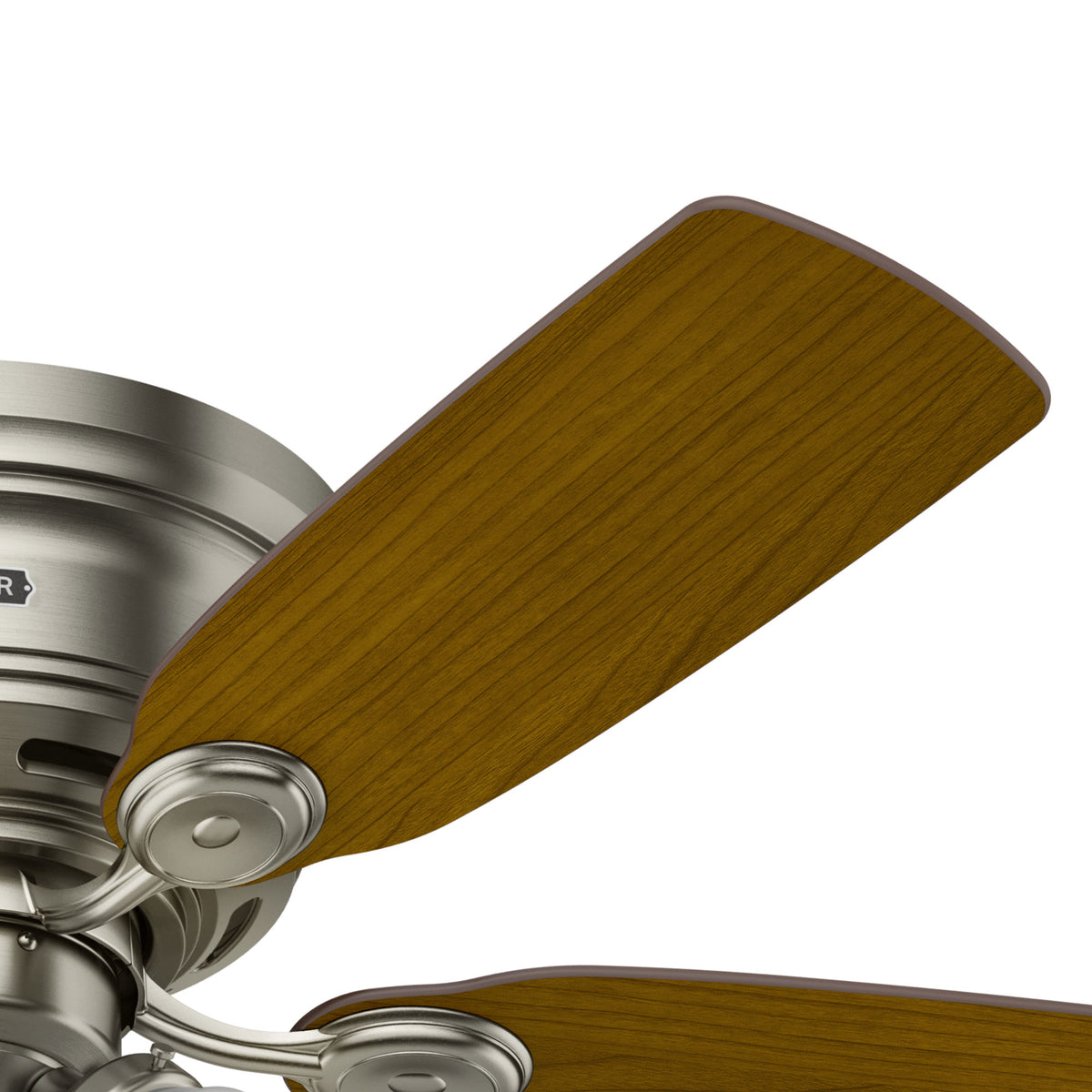 42 inch Low Profile Antique Pewter Low Profile Ceiling Fan and Pull Chain