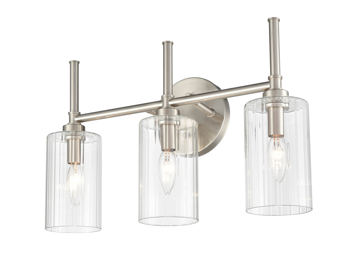 19'' Chastine Brushed Nickel 3 Light Bath Vanity
