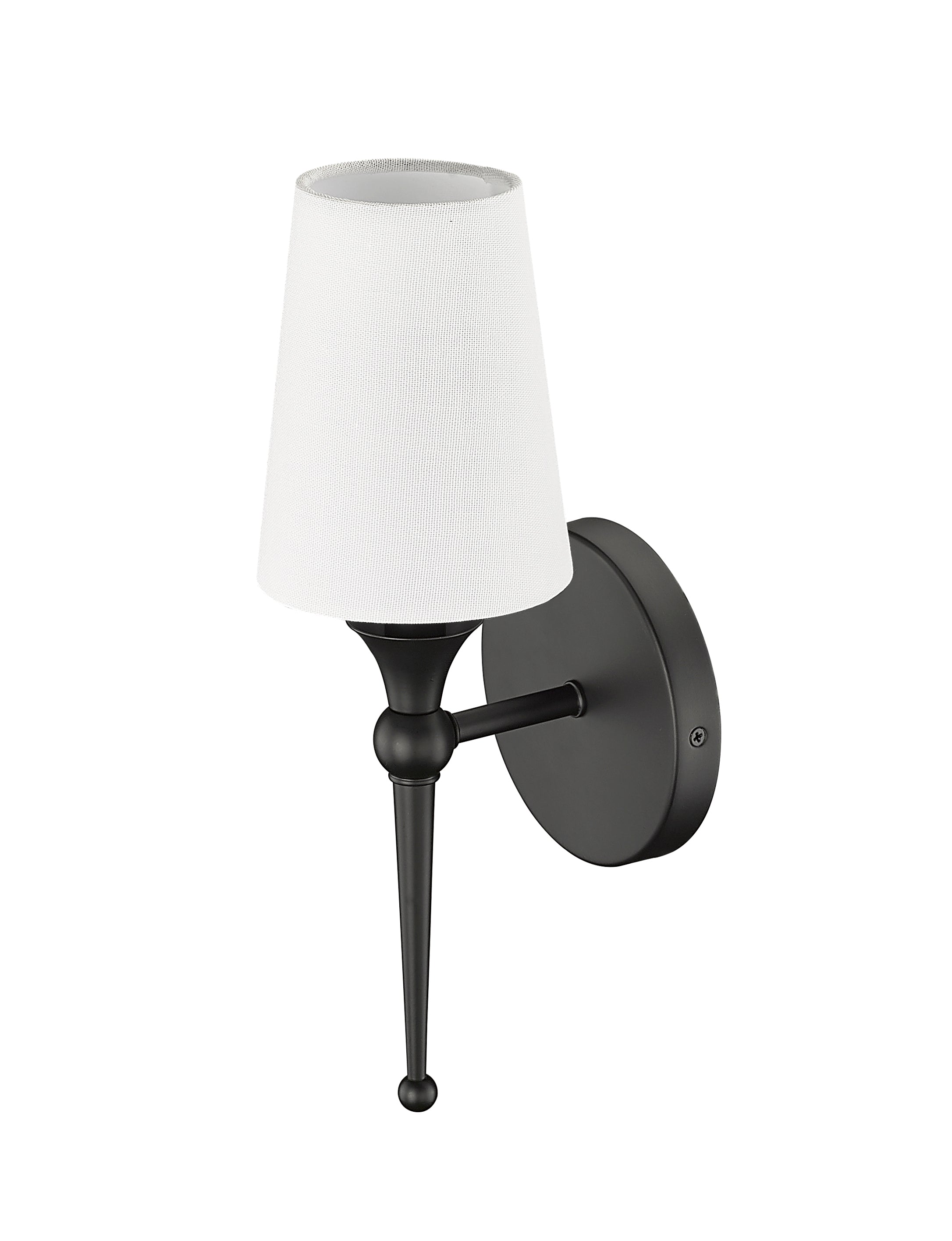5'' Matte Black 1 Light Wall Sconce