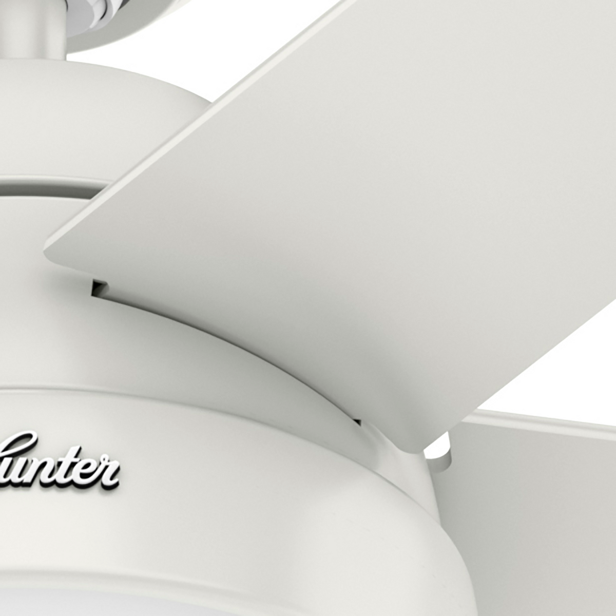 52 inch Anslee Fresh White Ceiling Fan with LED Light Kit and Pull Chain
