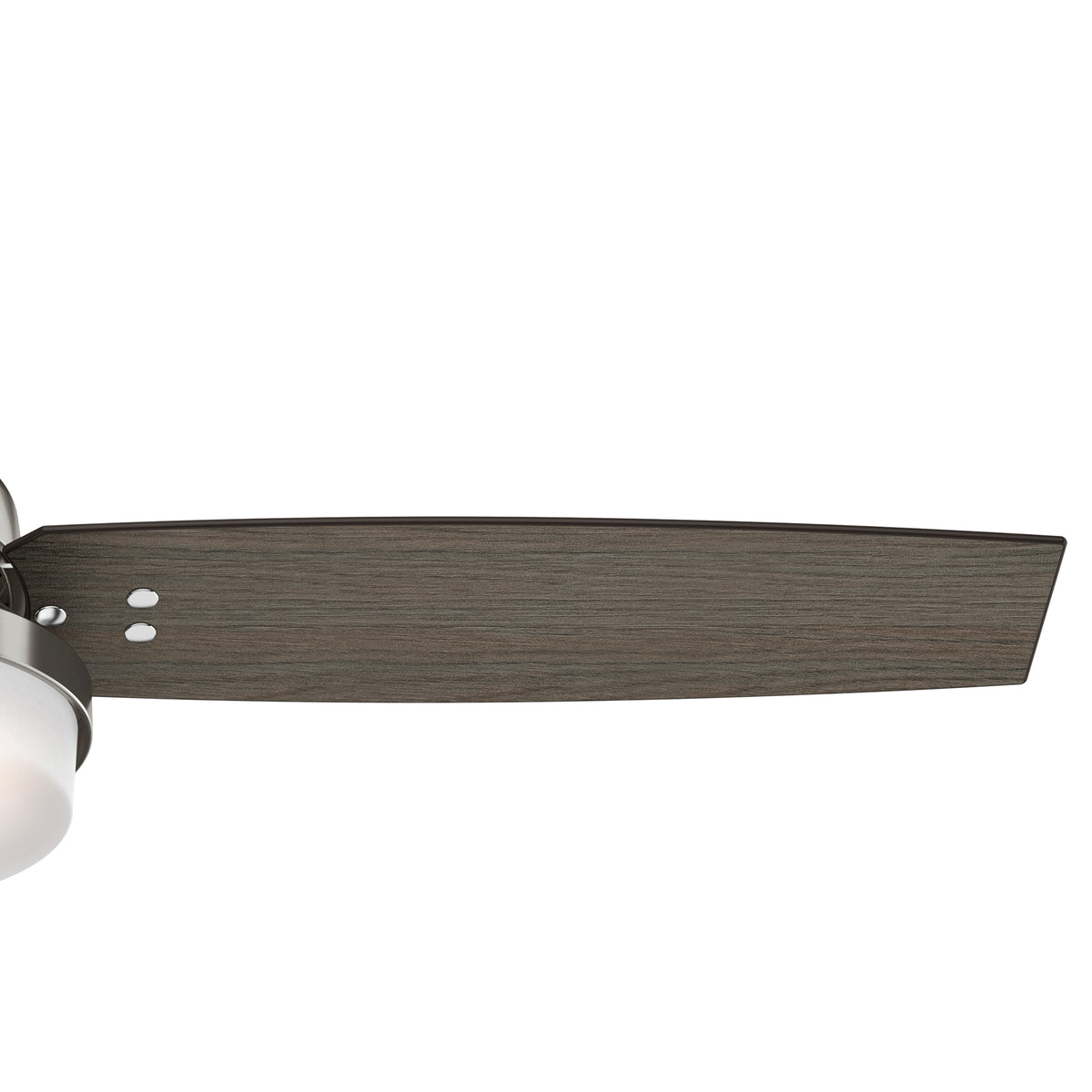 52 inch Sentinel Brushed Nickel Ceiling Fan with LED Light Kit and Handheld Remote