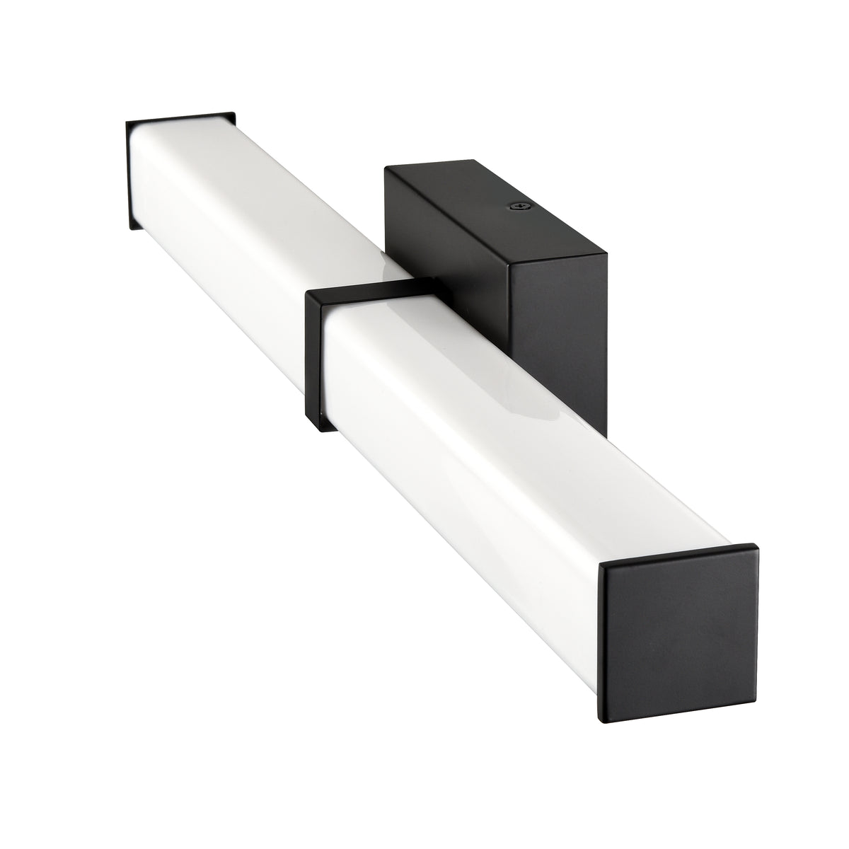 24'' Tron Matte Black Vanity Light