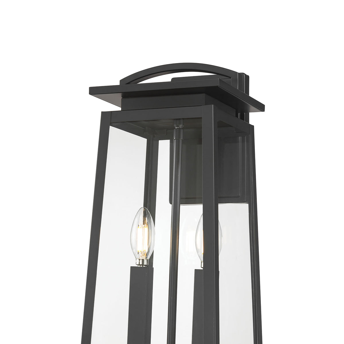 7.5'' Kendrix Powder Coated Black 2 Light Lantern
