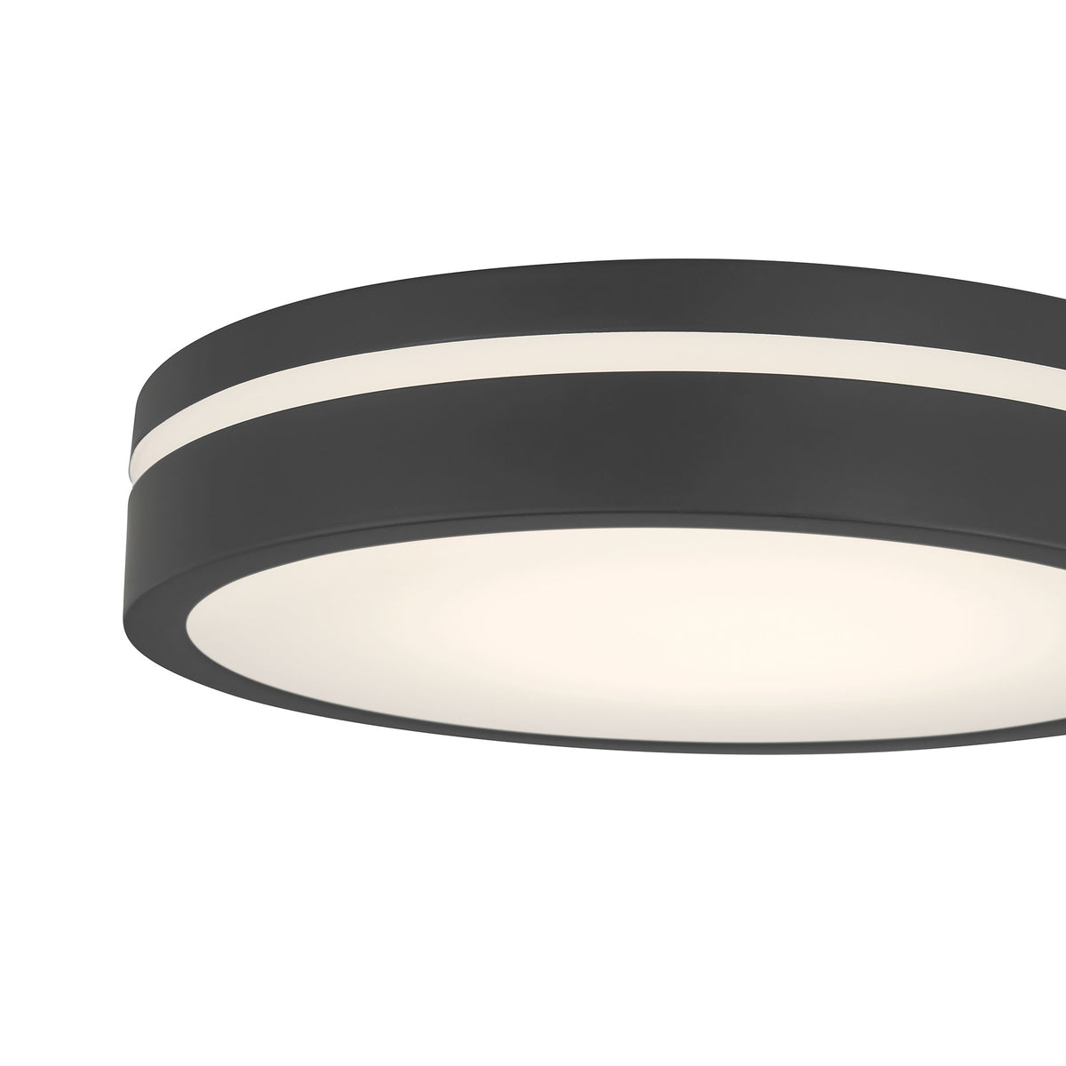 2.5'' Soltra Matte Black Light Flush Mount