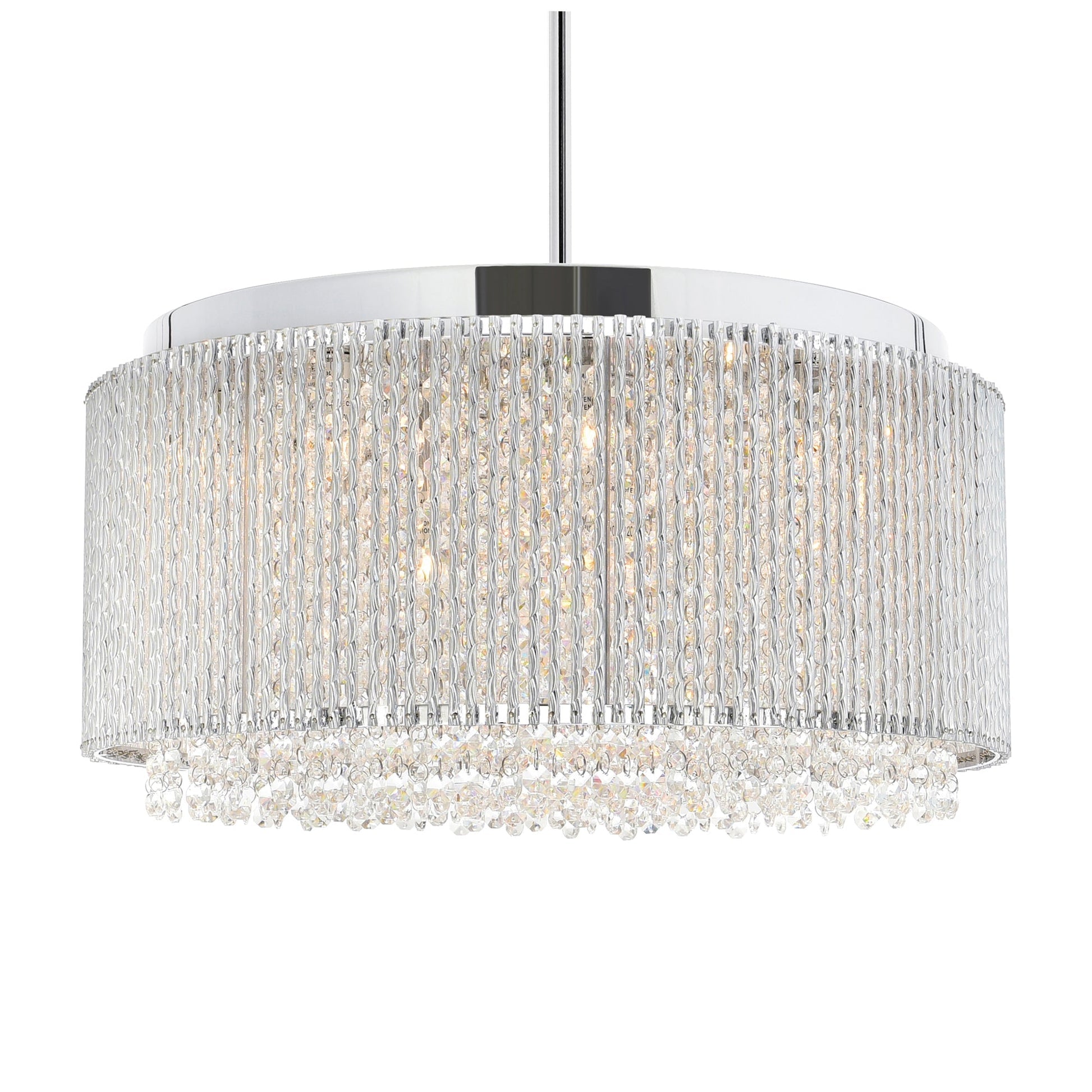 Claire 12 Light Chrome Chandelier