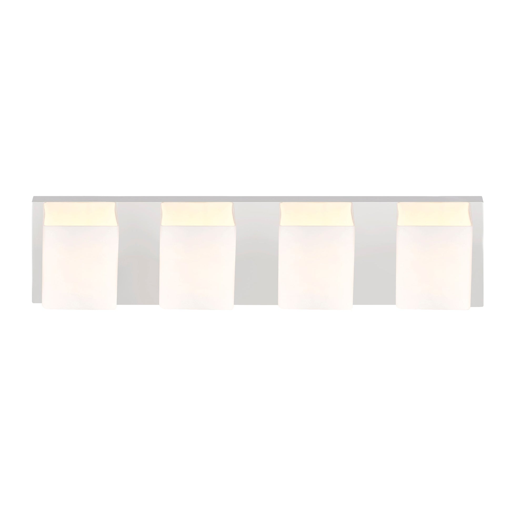 Cristini 4 Light Nickel Vanity Light with Satin Finish