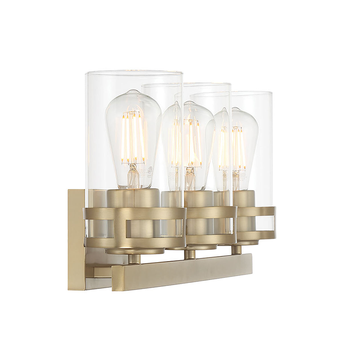 22'' Lunden Modern Gold 3 Light Bath Vanity