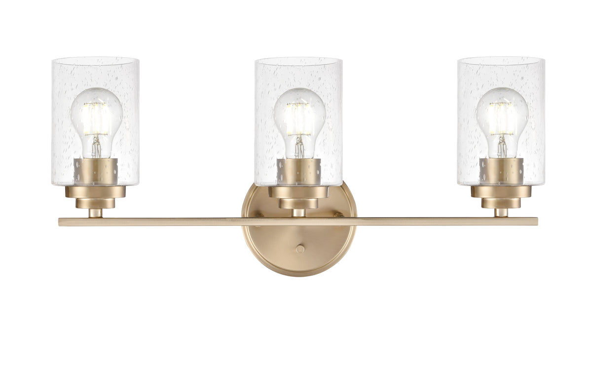 22'' Moven Modern Gold 3 Light Bath Vanity