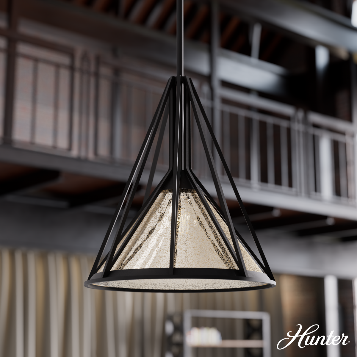 Rossmoor 6-inch 1-light Luxe Gold Pendant with Clear Fluted Glass
