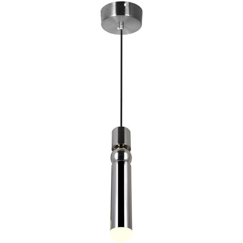 Chime 1 Light Nickel Mini Pendant Integrated LED