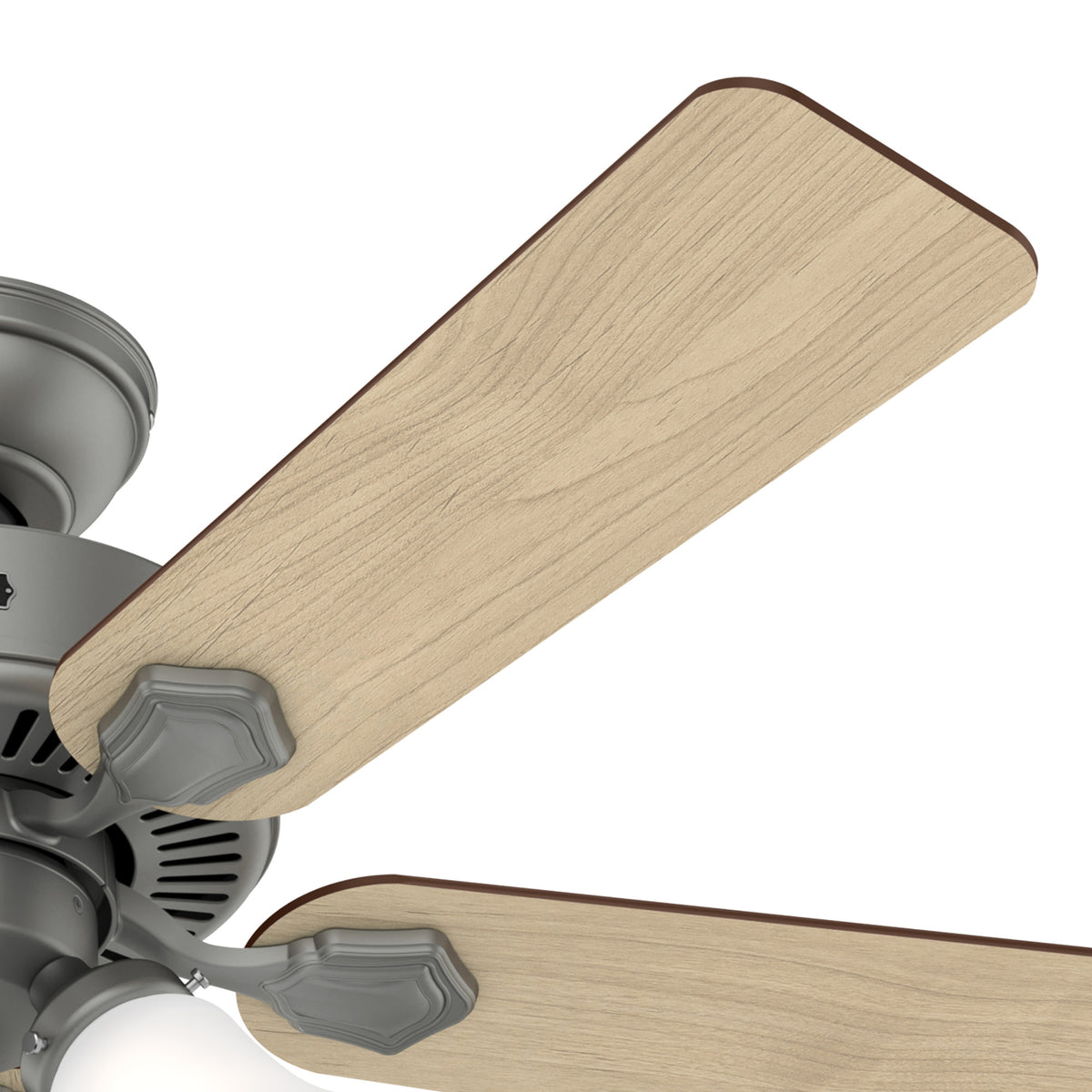 44 inch Swanson ENERGY STAR® Matte Silver Ceiling Fan with LED Light Kit