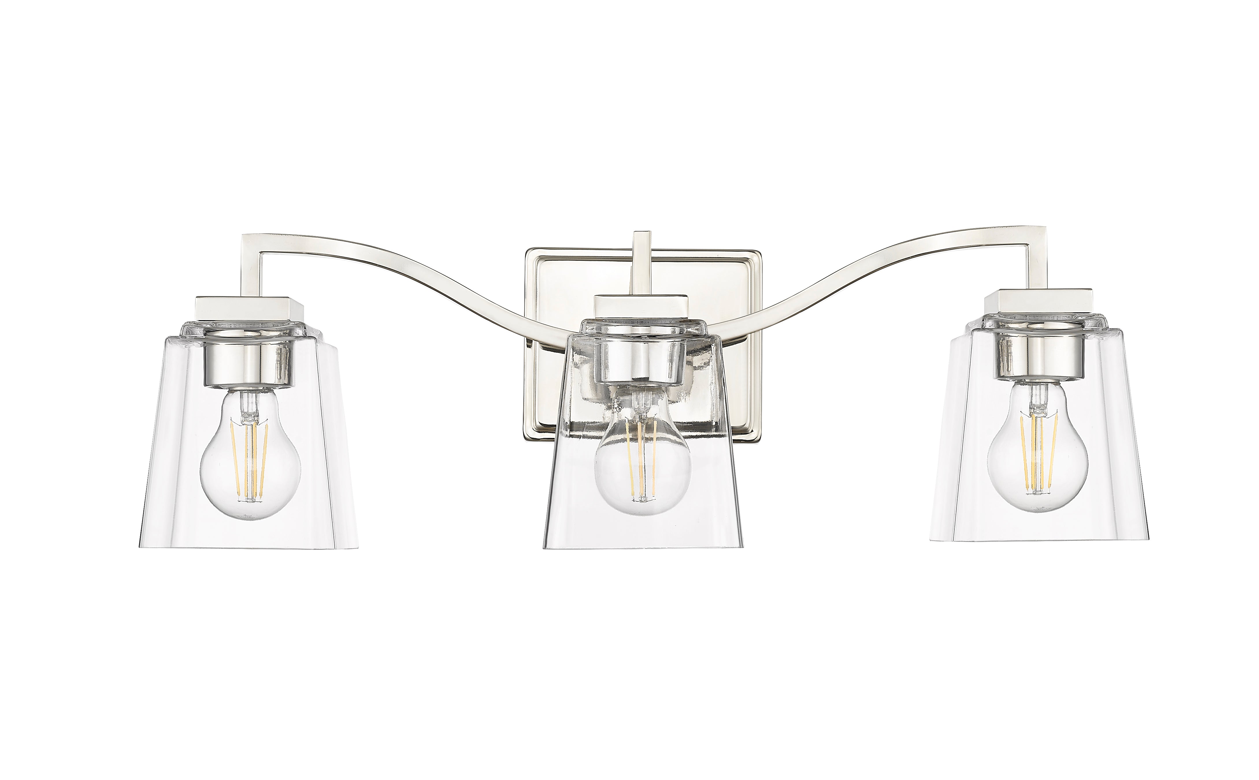 23.5'' Avenna Polished Nickel 3 Light Bath Vanity