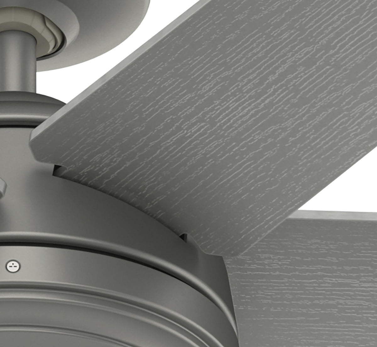 52 inch Jetty Matte Silver WeatherMax Indoor / Outdoor Ceiling Fan and Wall Control