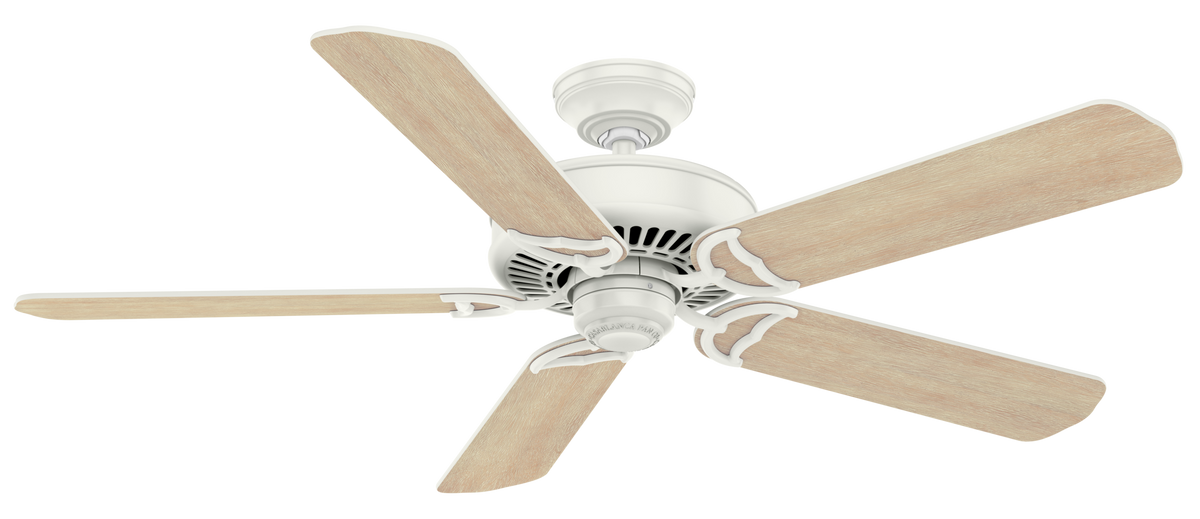 Casablanca 54 inch Panama Fresh White Ceiling Fan and Wall Control