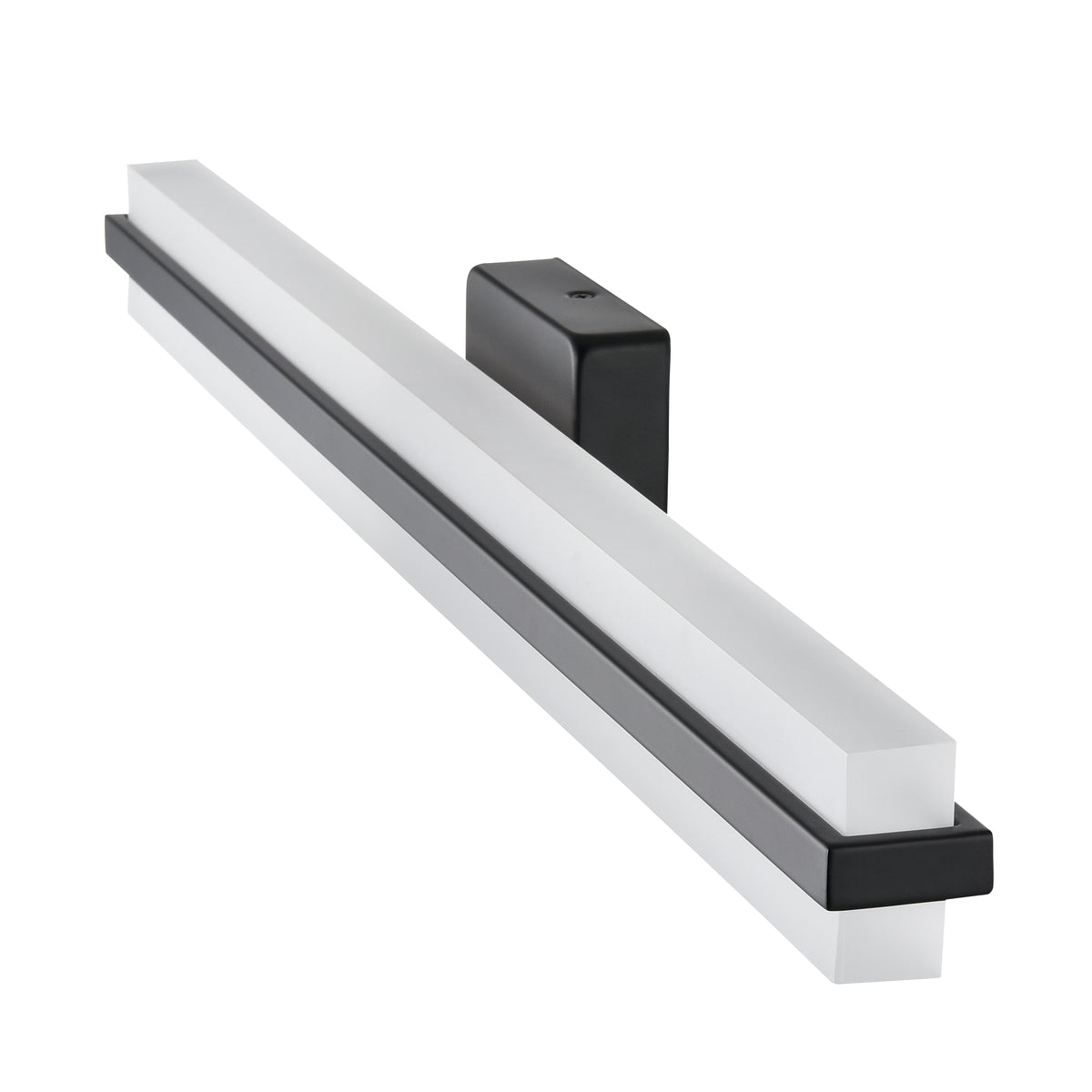 32'' Troy Matte Black Vanity Light