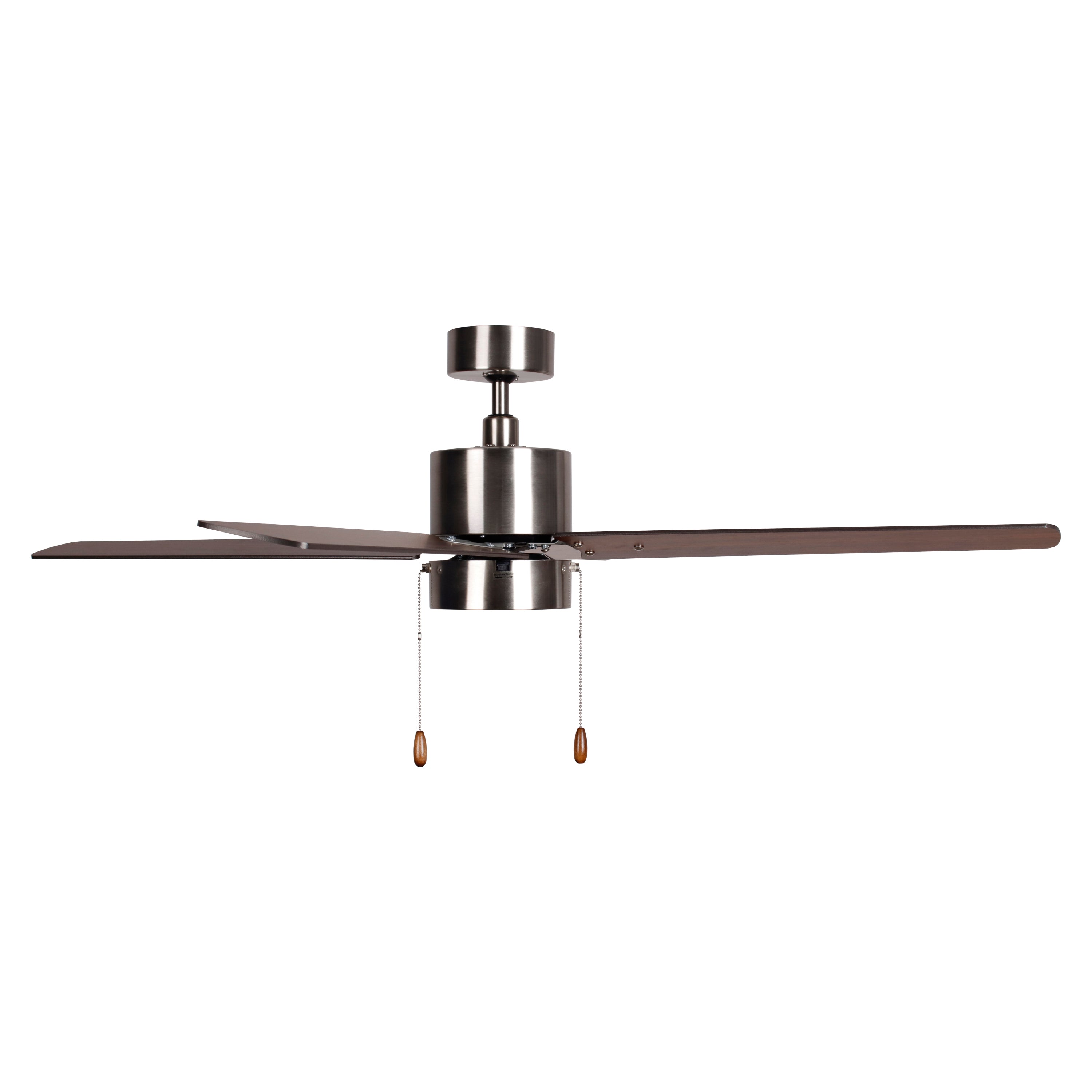 52 Inch Aldea IV AC Brushed Nickel Indoor Ceiling Fan 4-Blade Reversible
