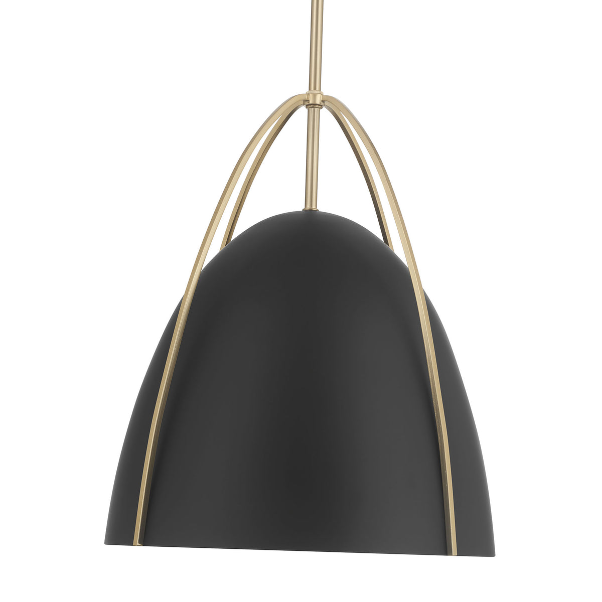 16'' Pomelle Matte Black 1 Light Pendant