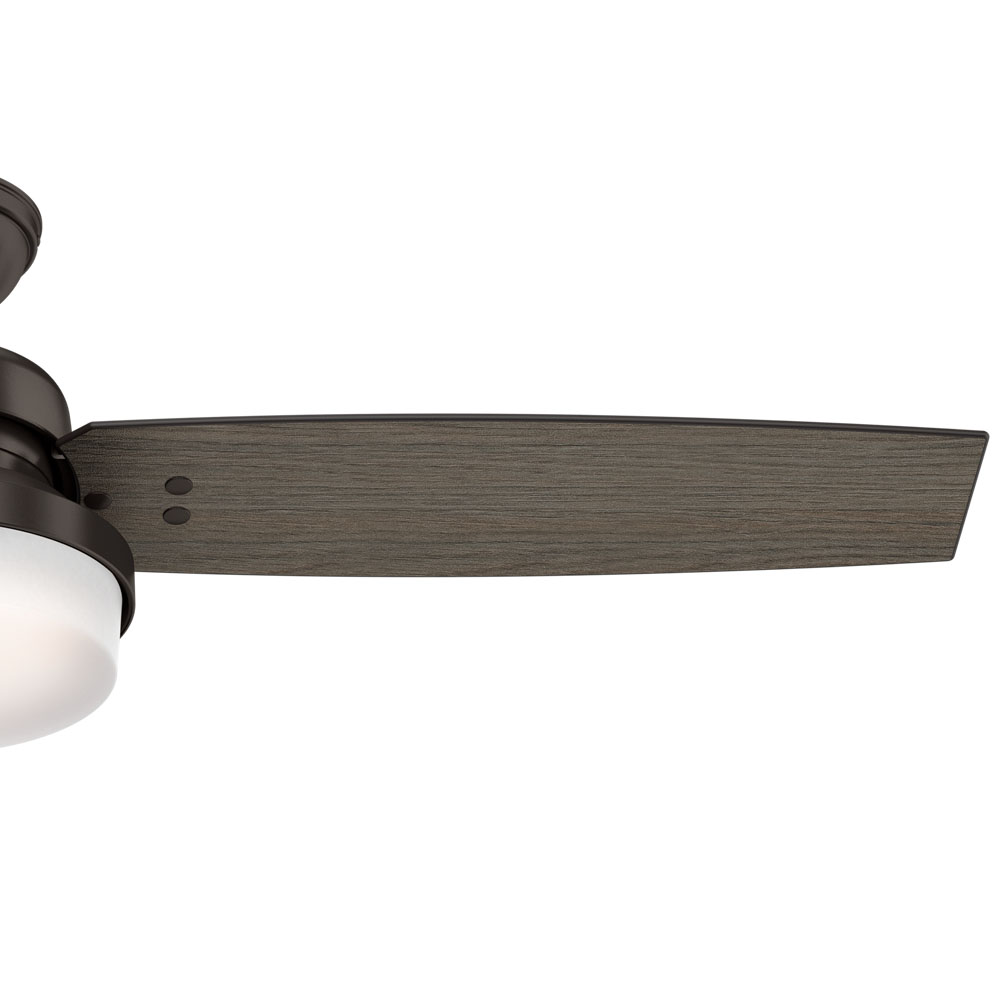 52 inch Sentinel Premier Bronze Ceiling Fan with LED Light Kit and Handheld Remote