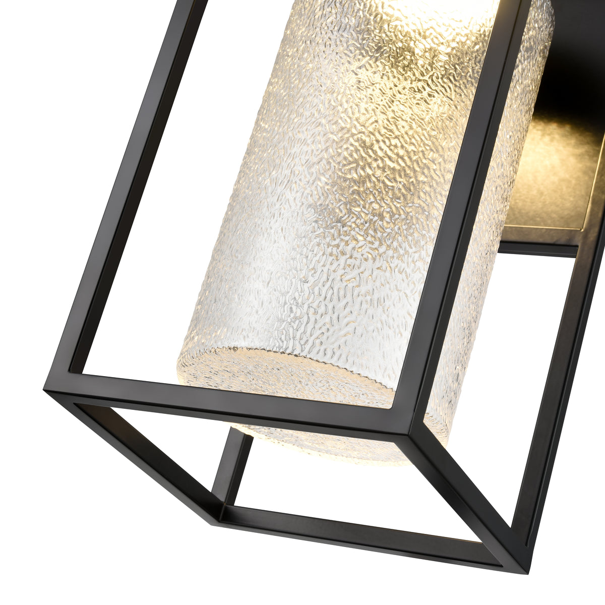 7.68'' Powder Coated Black Light Wall Sconce