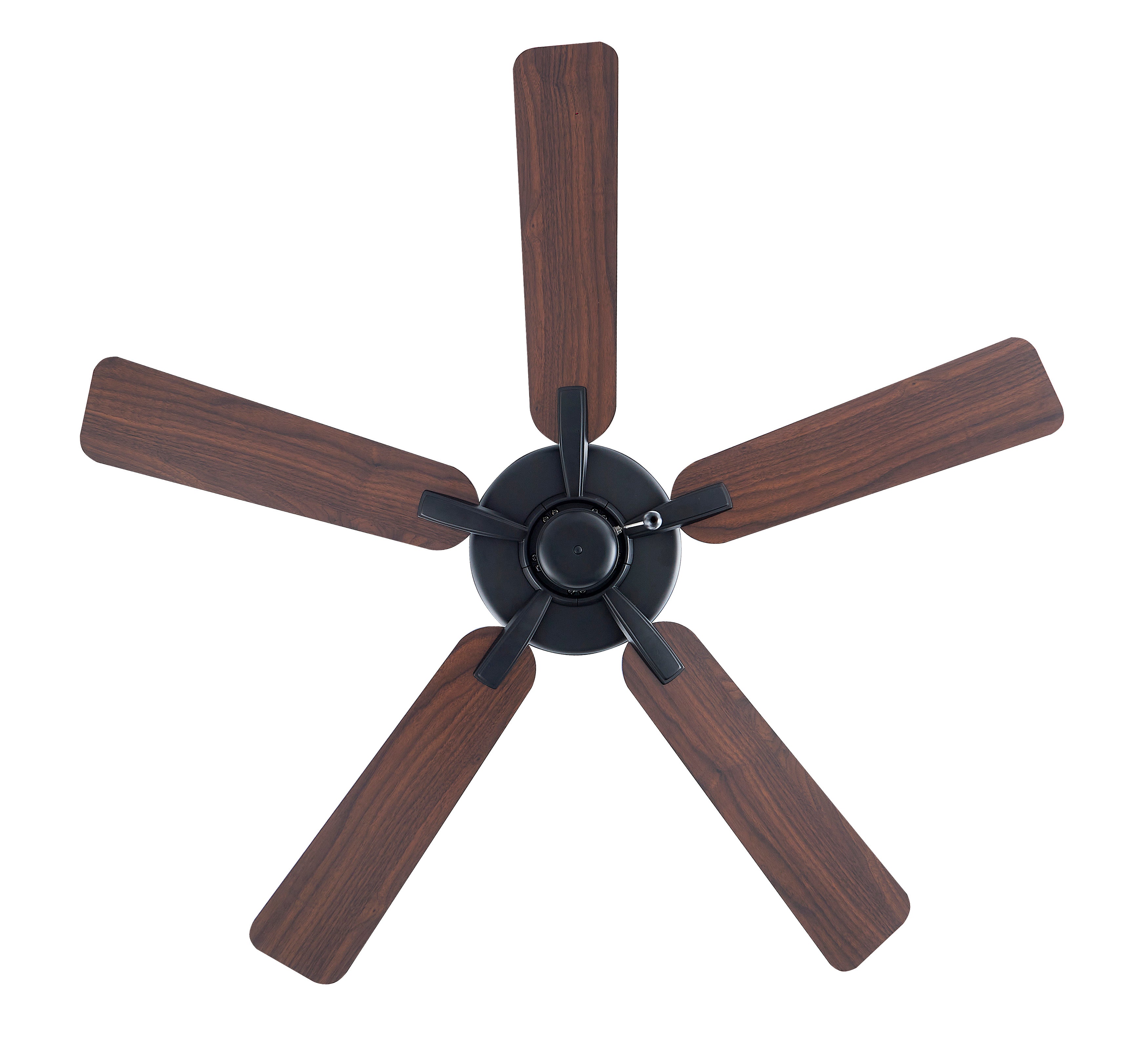 52 Inch Coltstaff AC Matte Black Indoor Ceiling Fan 5-Blade Reversible