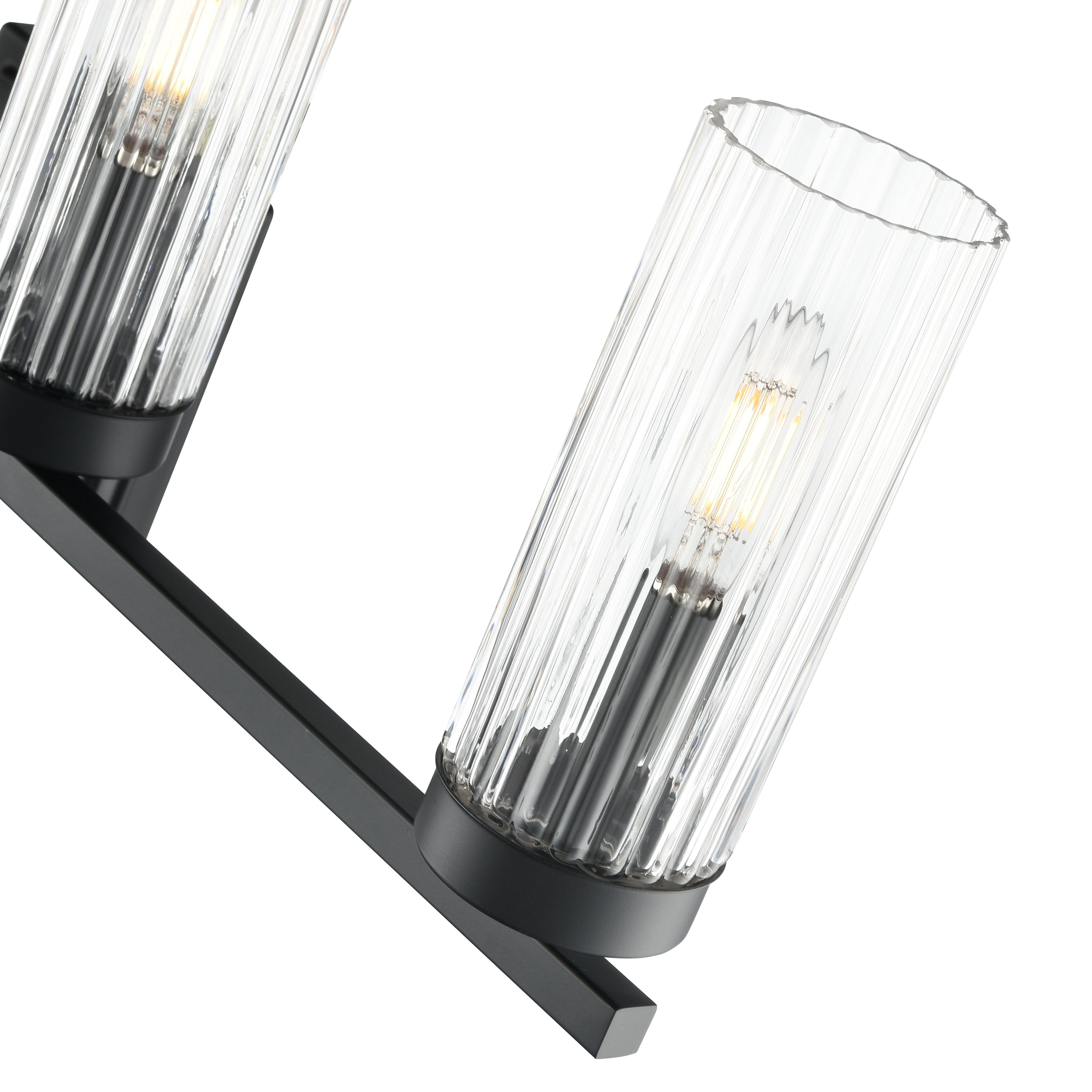 29.75'' Iversen Matte Black 4 Light Bath Vanity