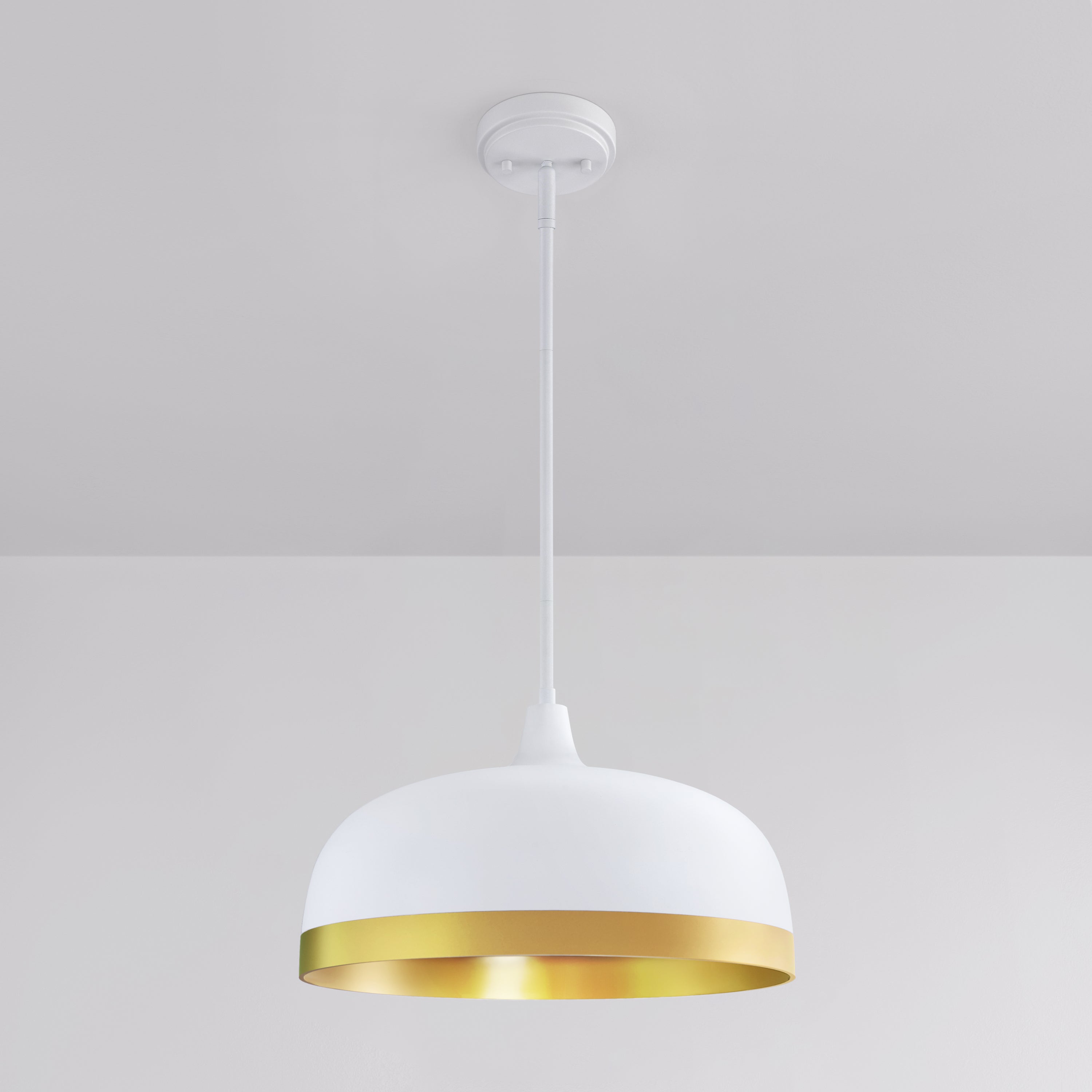 10'' Amarra Matte White 3 Light Pendant