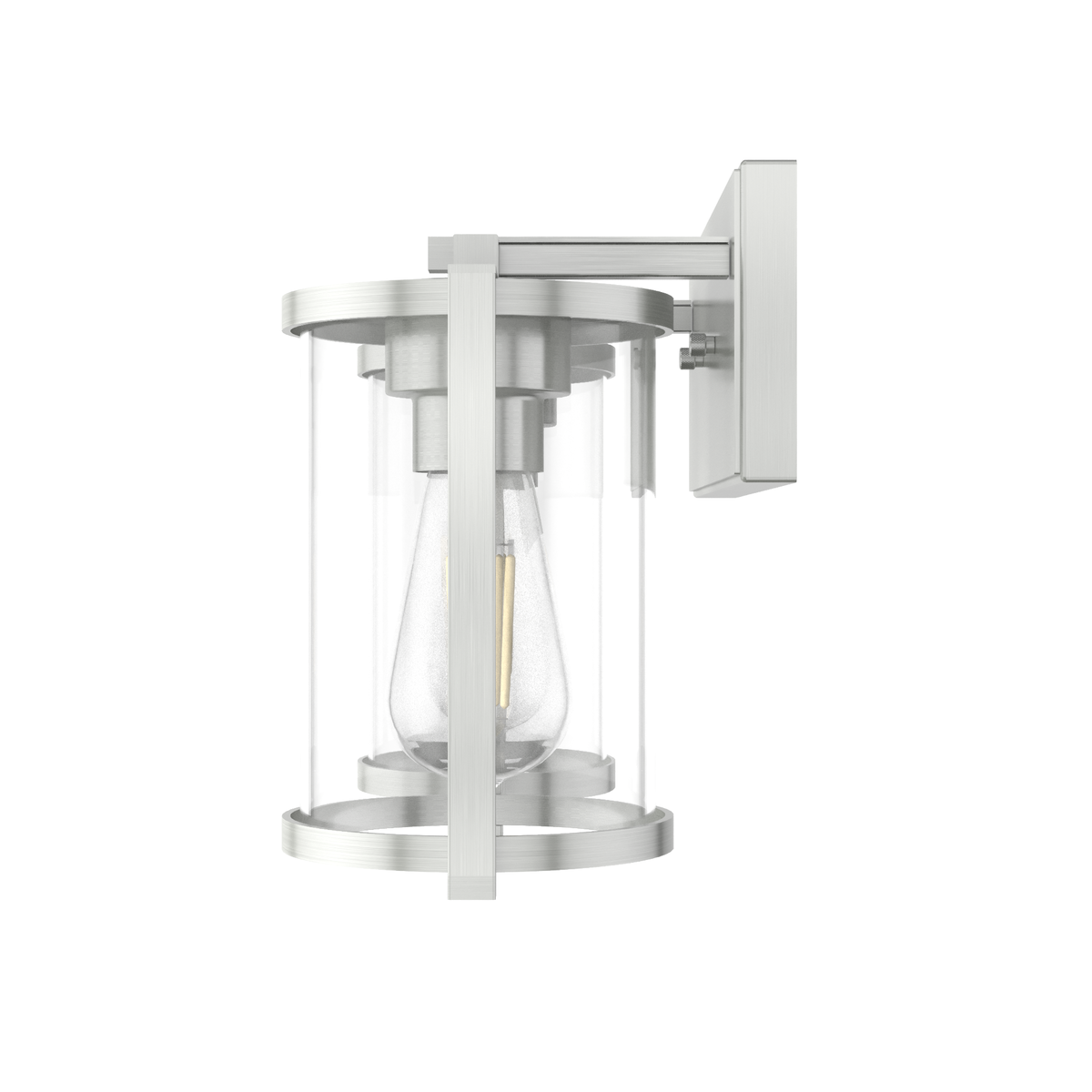 Astwood 15.5-inch 2-light Brushed Nickel Vanity Light with Clear Glass