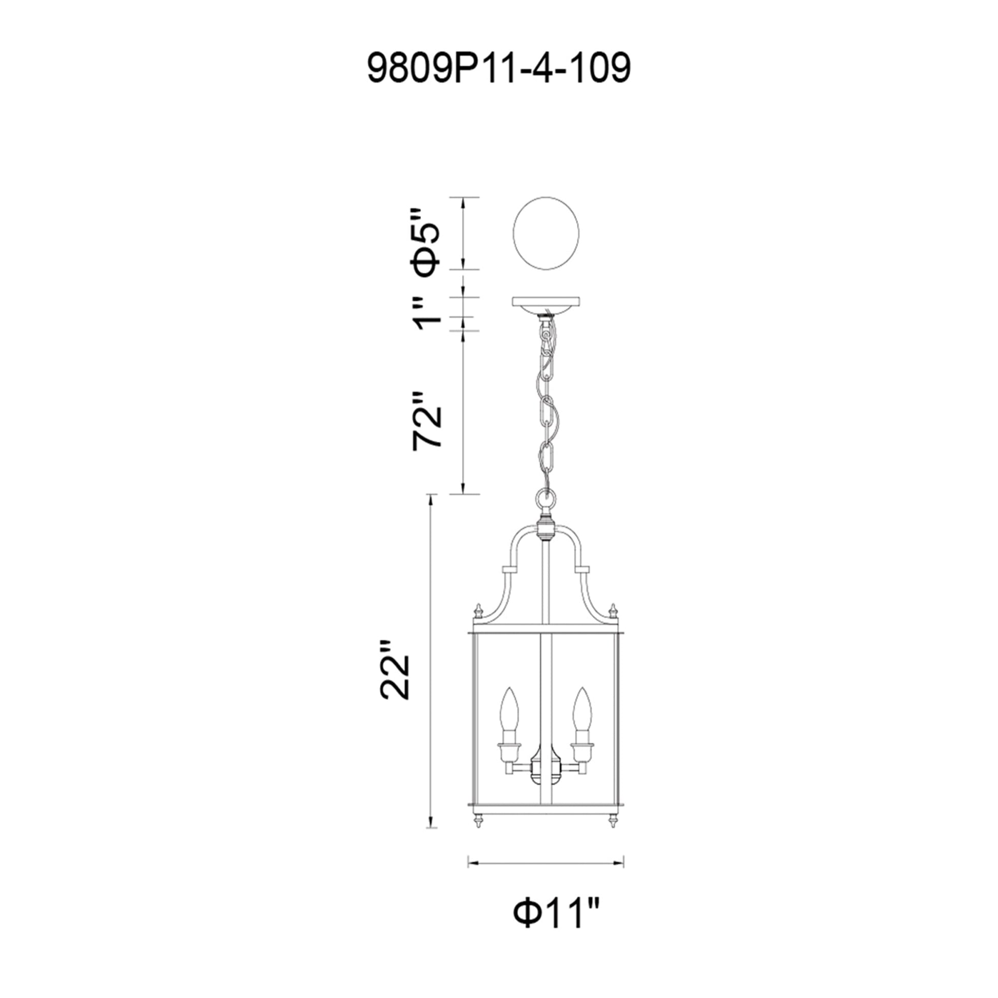 Desire 4 Light Bronze Pendant Mini Pendant