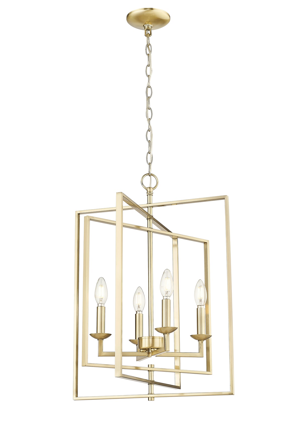 24.5'' Nellis Modern Gold 4 Light Pendant