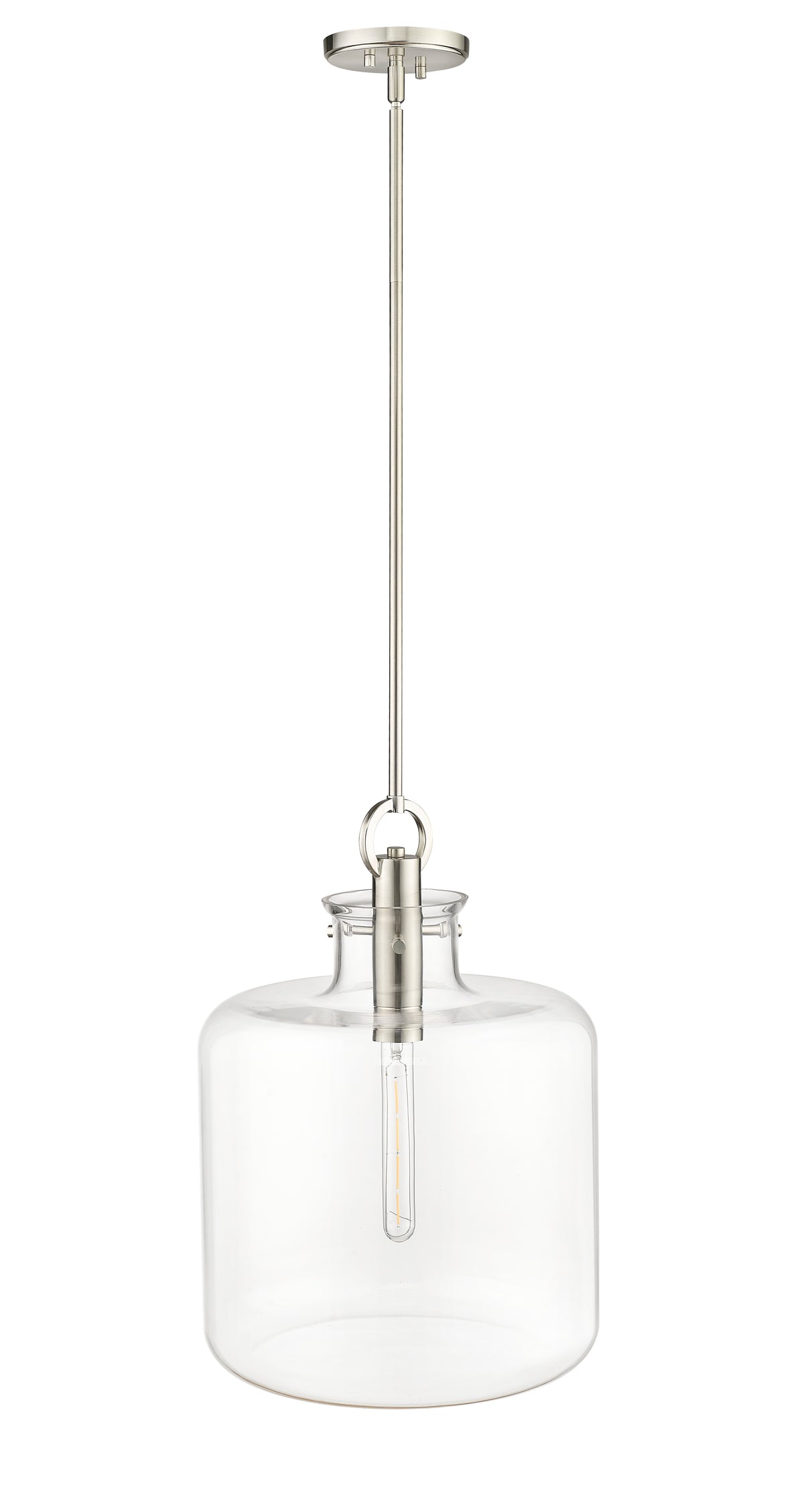 20.2'' Hayloft Brushed Nickel 1 Light Pendant