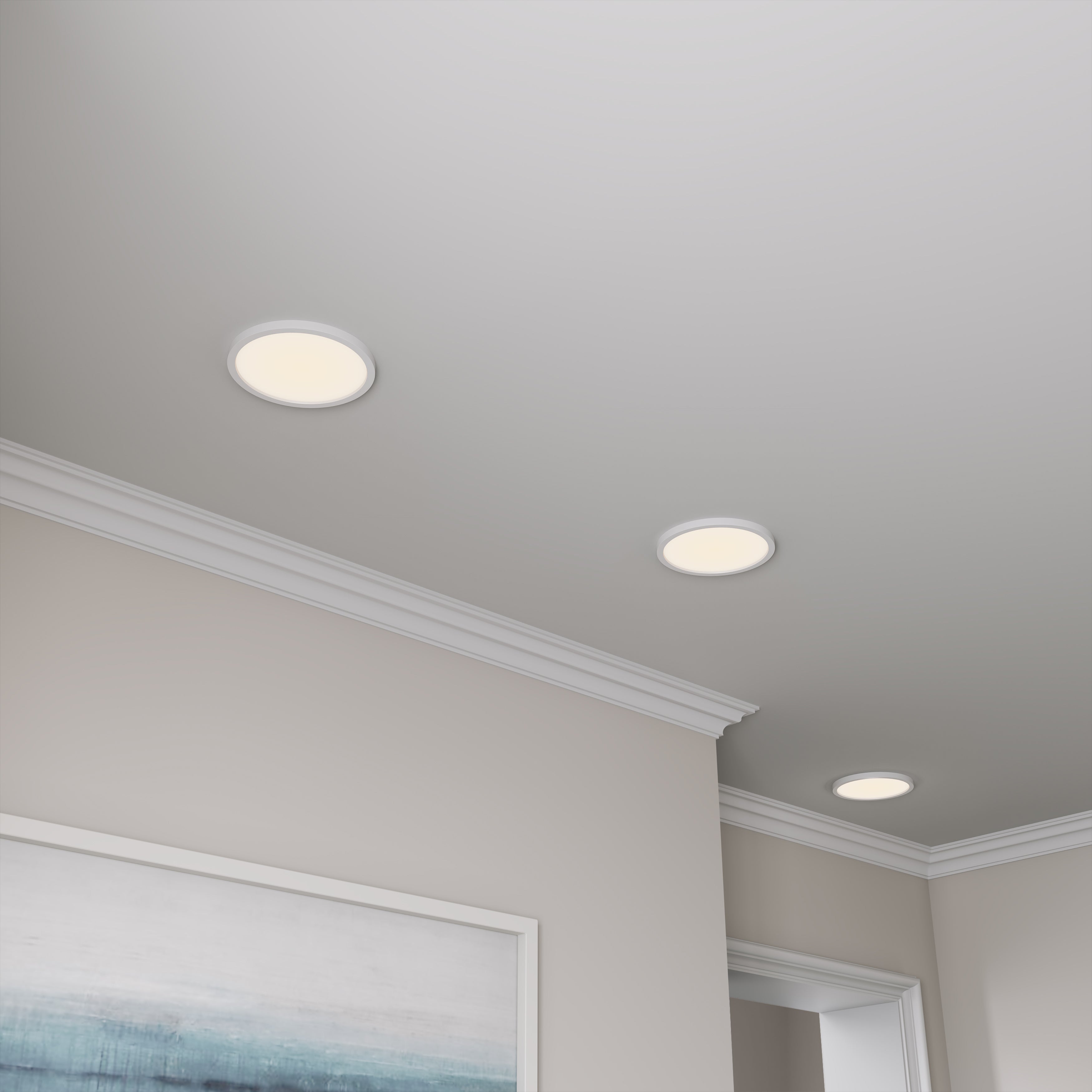 11-inch White Wall Light