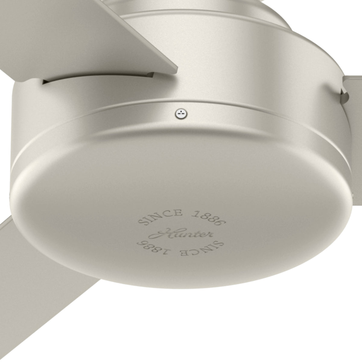 44 inch Presto Matte Nickel Low Profile Ceiling Fan and Wall Control