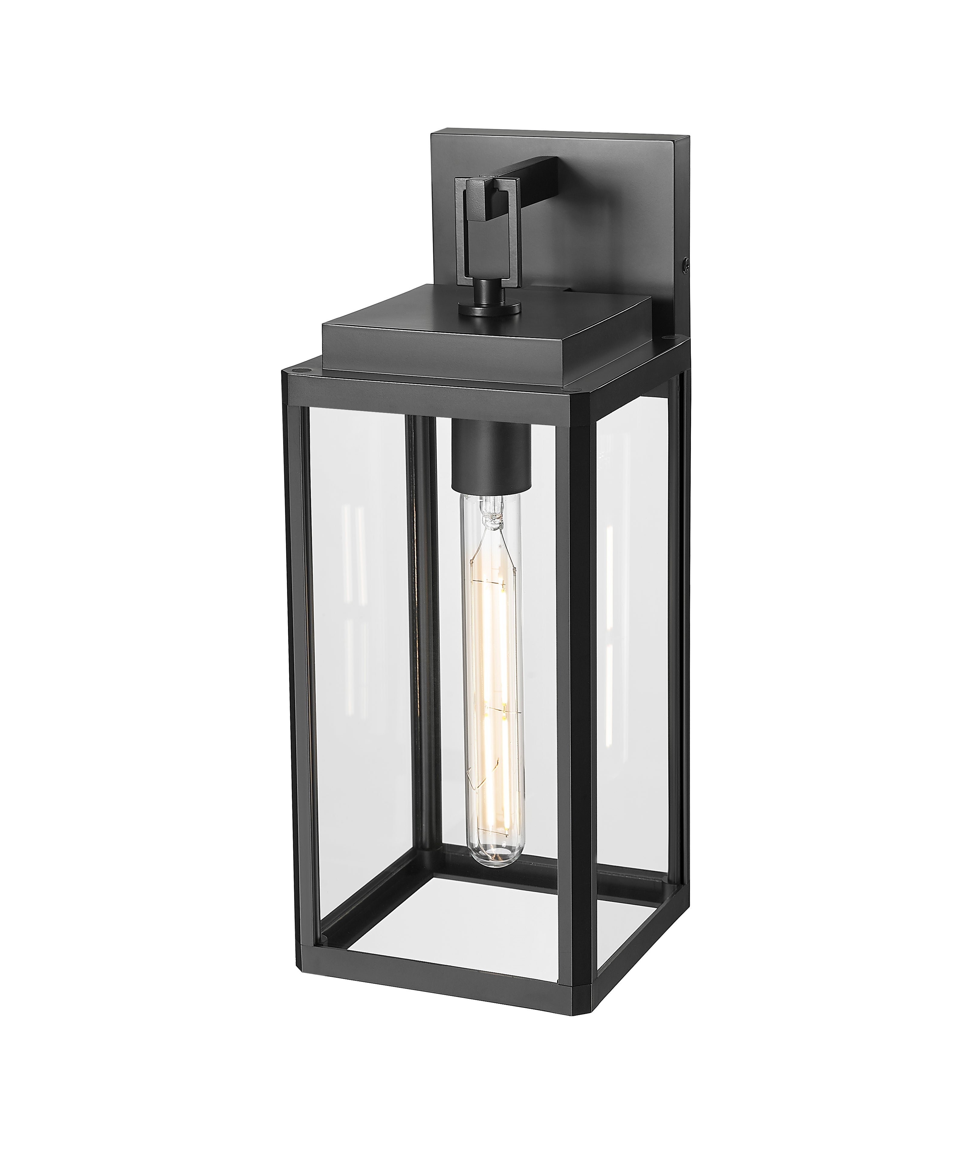 6'' Alpharetta Powder Coated Black 1 Light Lantern