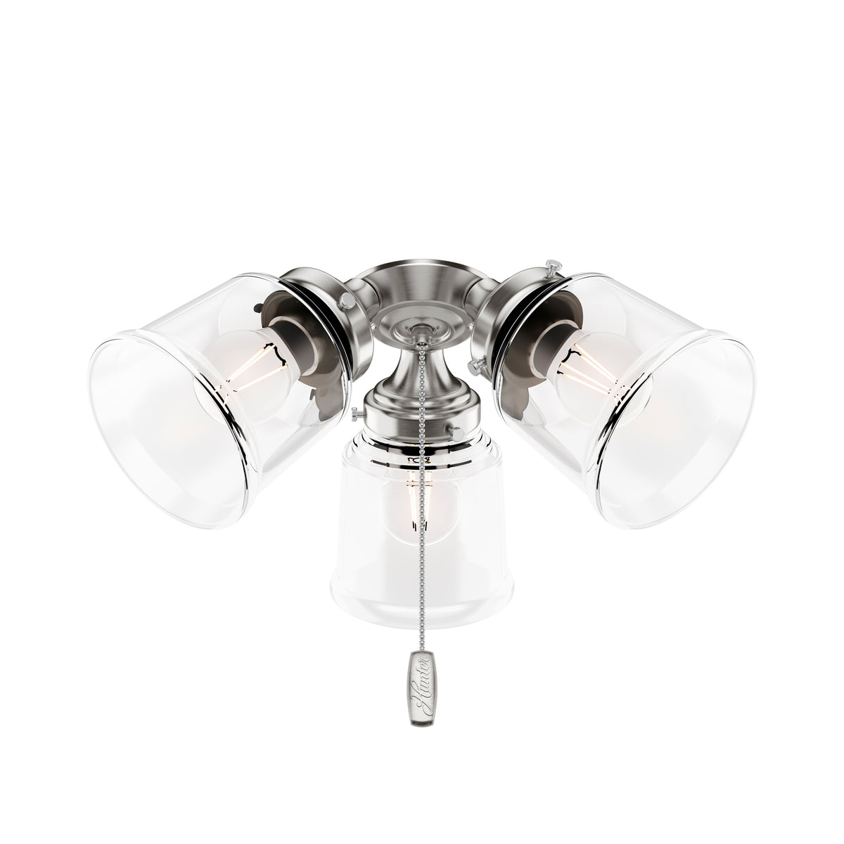 Hunter 3 LED Light Kit Brushed Nickel