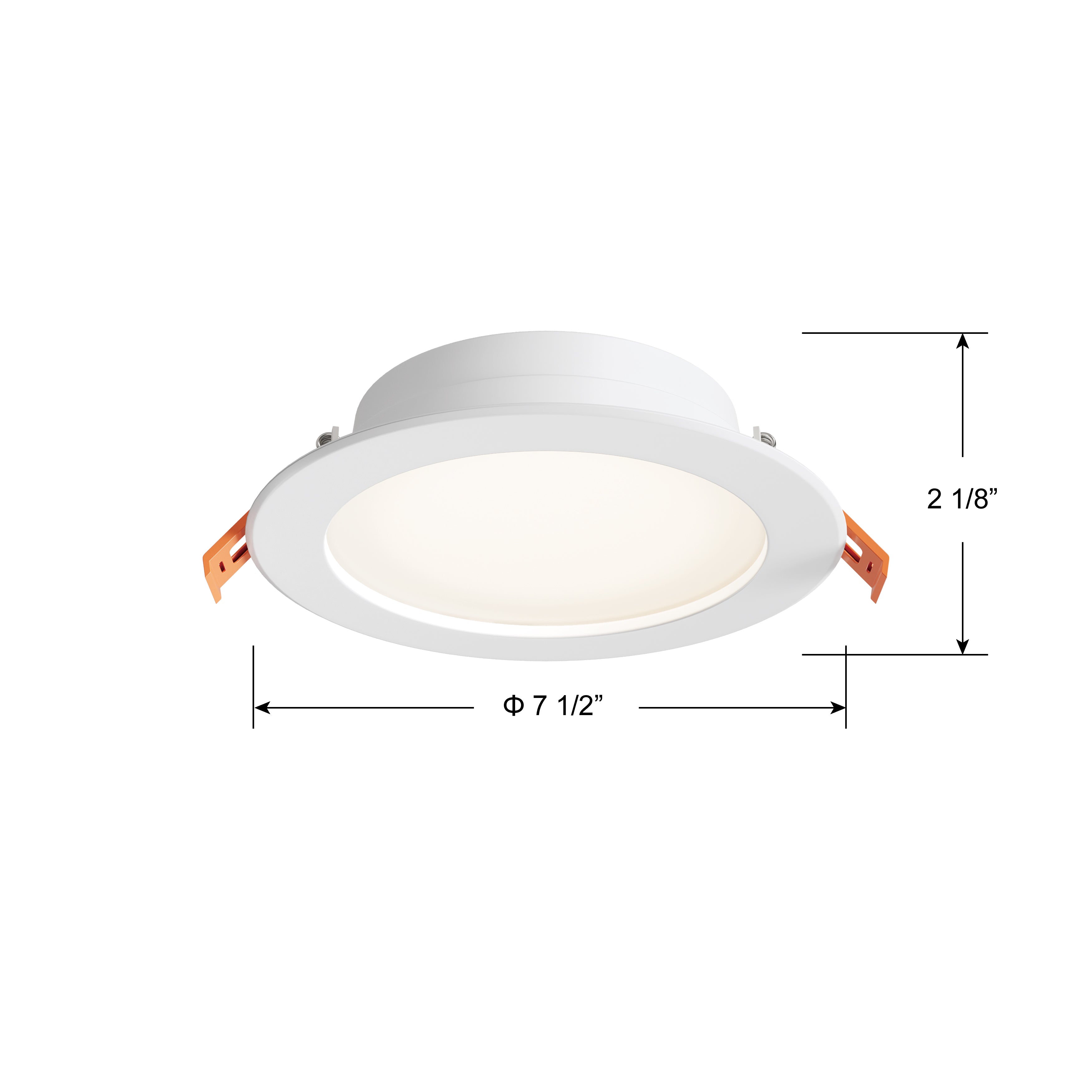 6-inch White Commercial Wall Light with 5-CCT Selectable White and 3W Output
