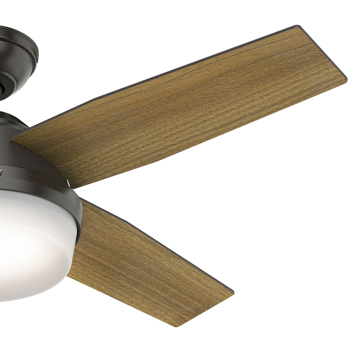 44 inch Dempsey Noble Bronze Ceiling Fan with LED Light Kit and Handheld Remote