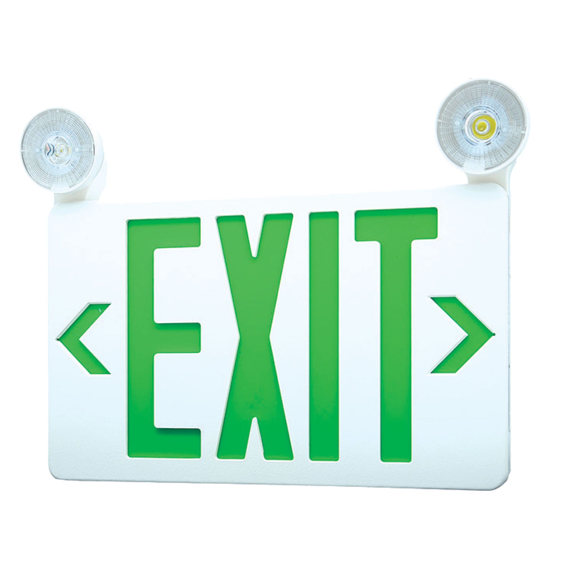11.75-inch White Exit and Emergency Combo Light