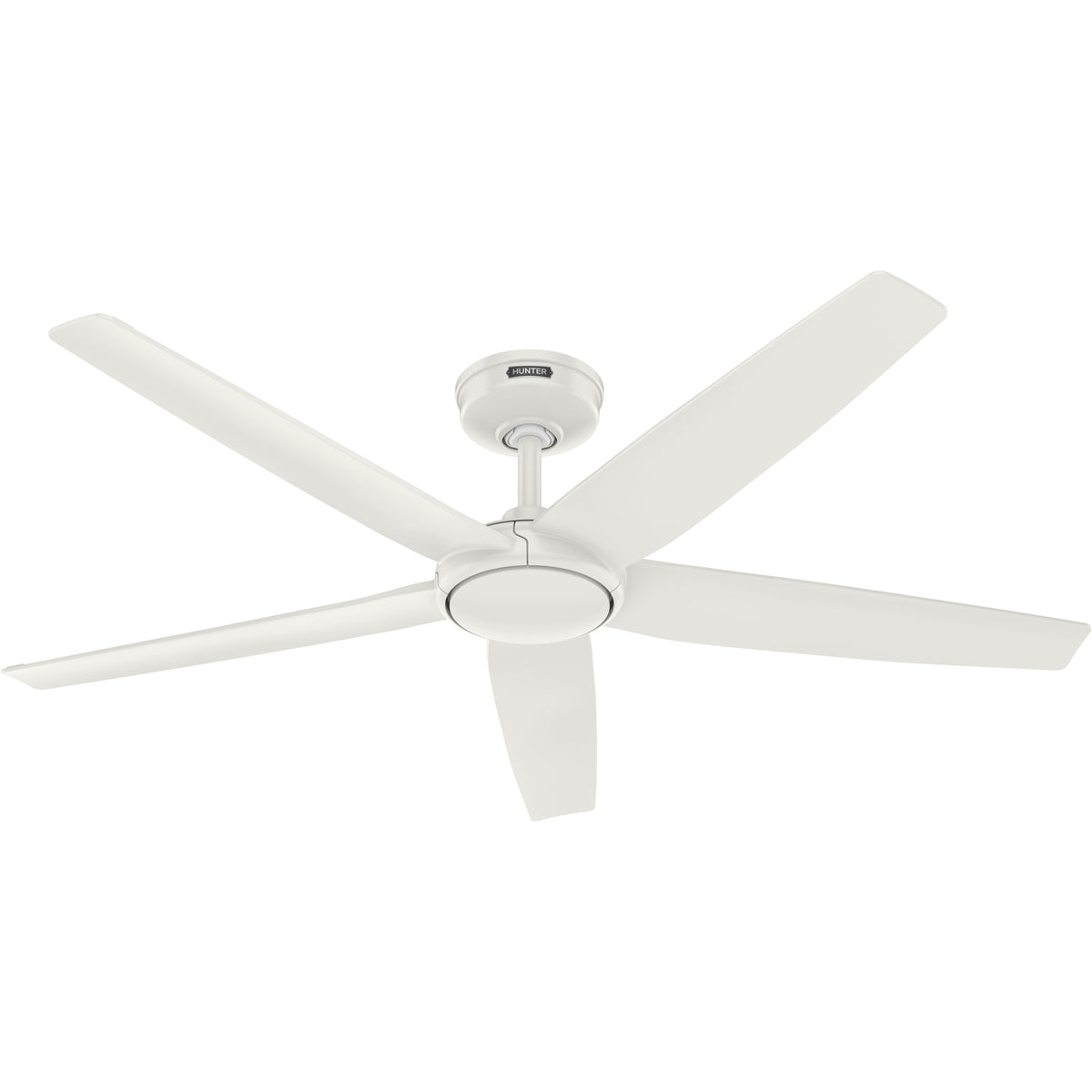 52 inch Zentech Wi-Fi ENERGY STAR® Fresh White Damp Rated Ceiling Fan with LED Light Kit and Handheld Remote