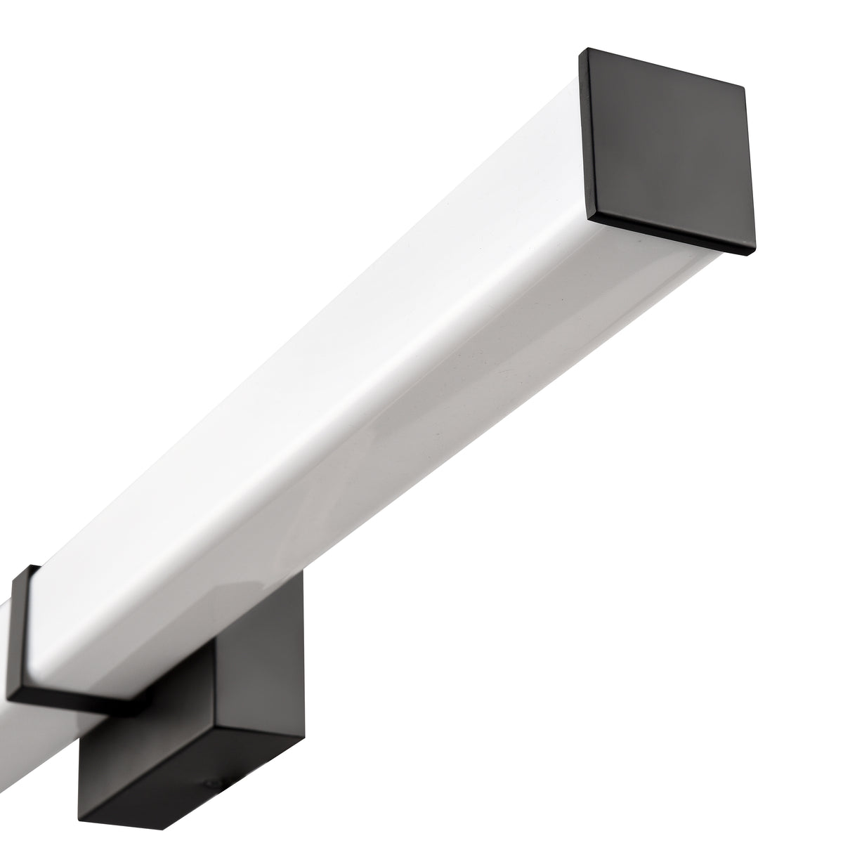 36'' Tron Matte Black Vanity Light