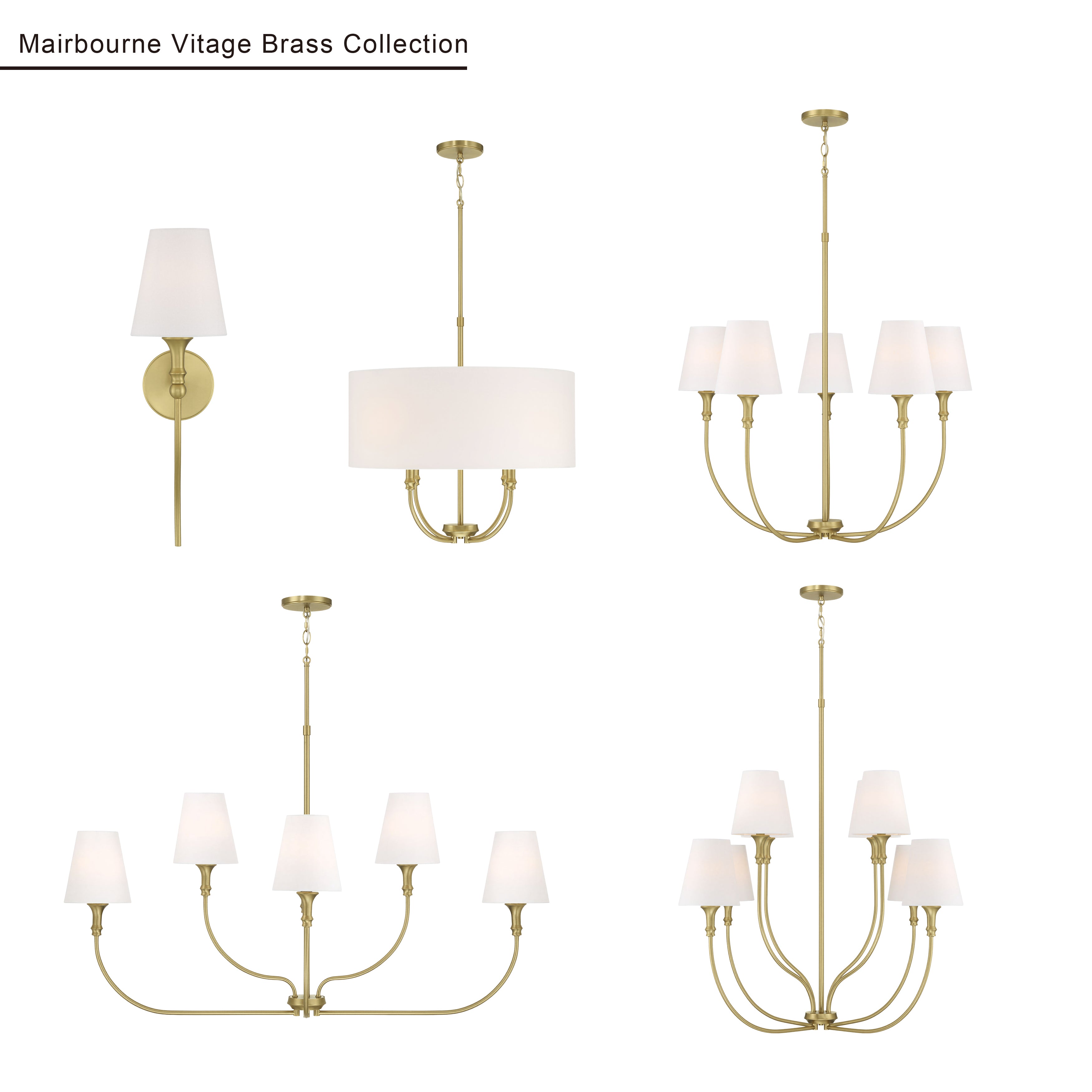 6.5'' Mairbourne Vintage Brass 1 Light Wall Sconce