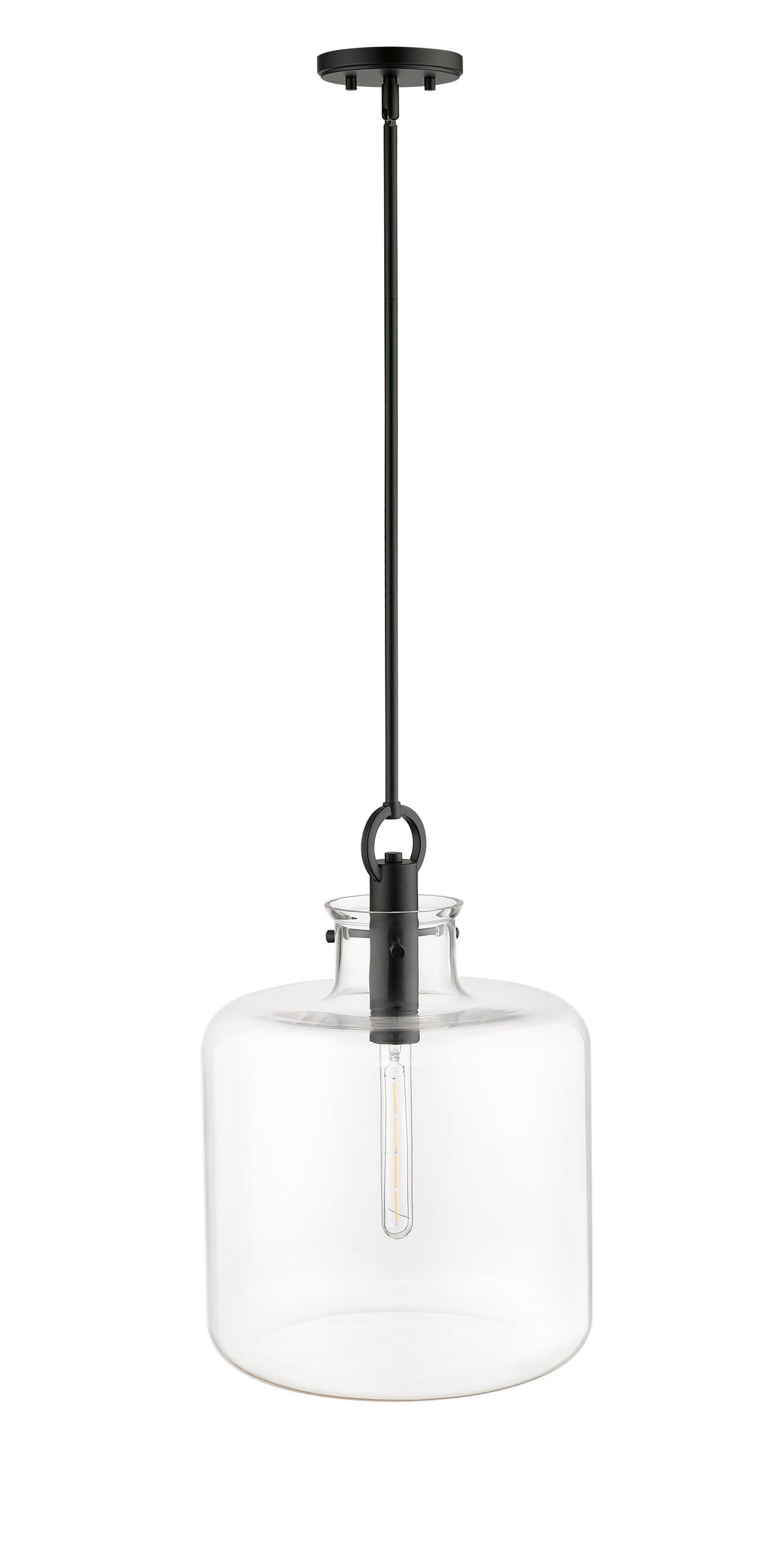 20.2'' Hayloft Matte Black 1 Light Pendant