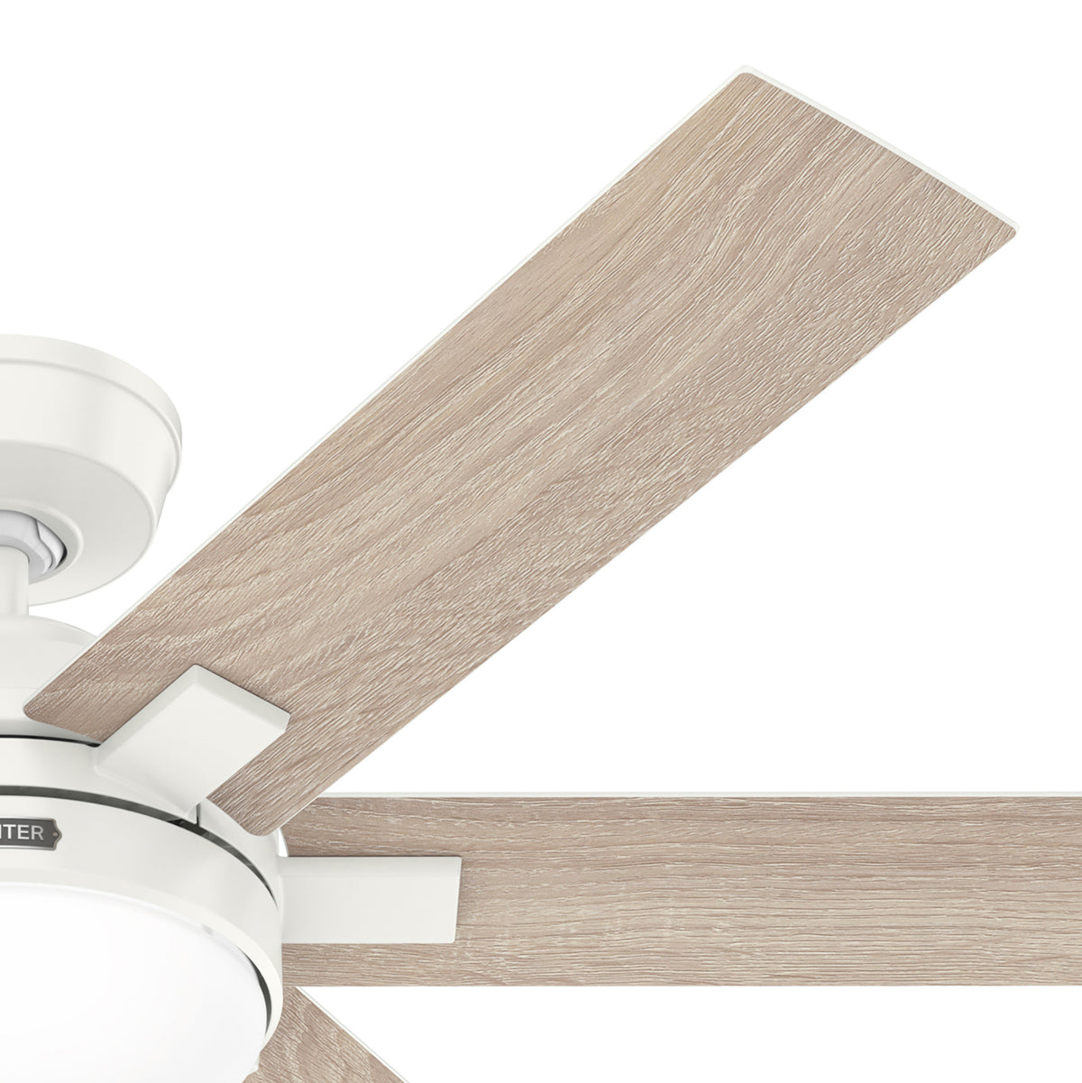 52 inch Georgetown ENERGY STAR® HunterExpress Fresh White Ceiling Fan with LED Light Kit and Handheld Remote