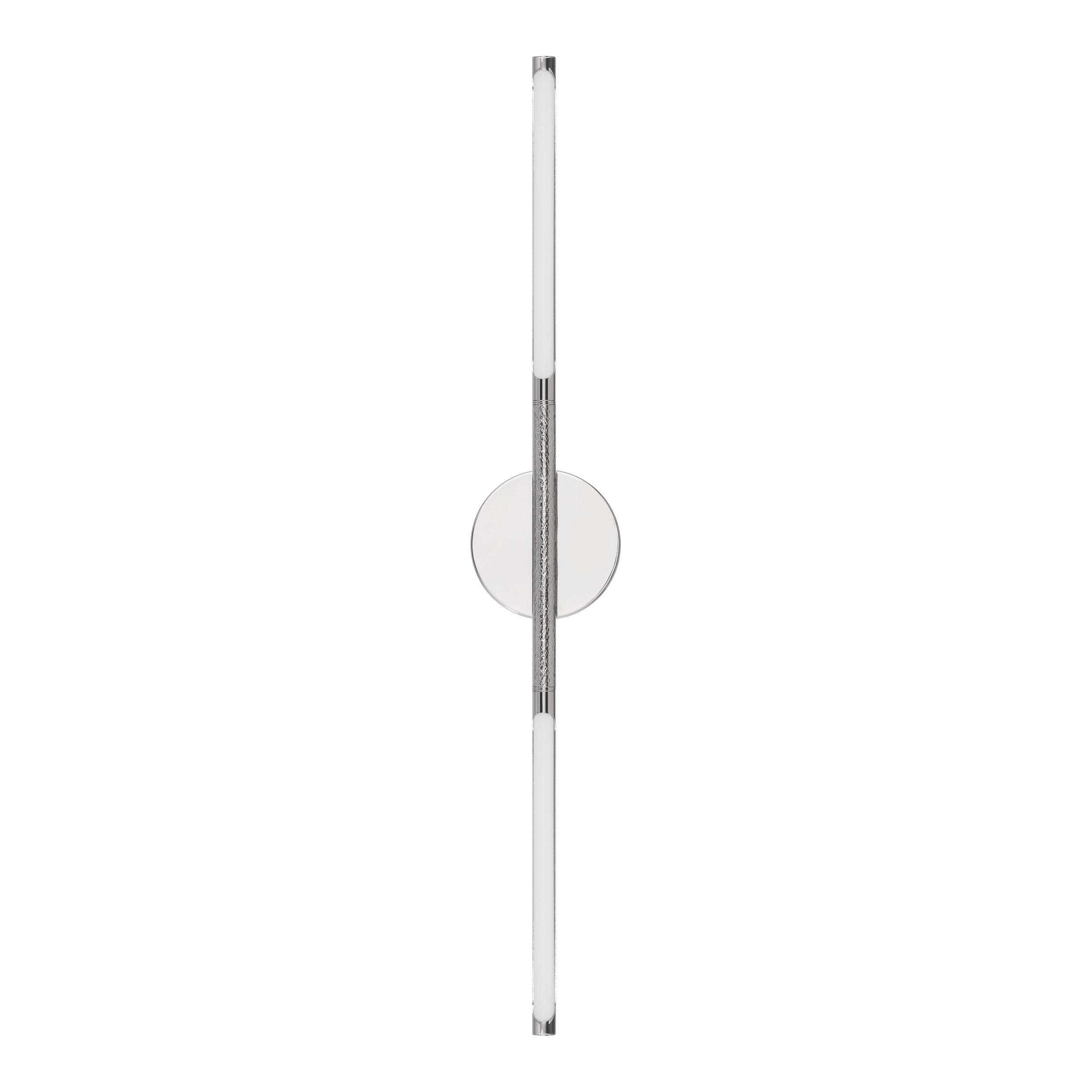 Overture 32-inch 2-light Polished Nickel 5CCT LED Vanity Light