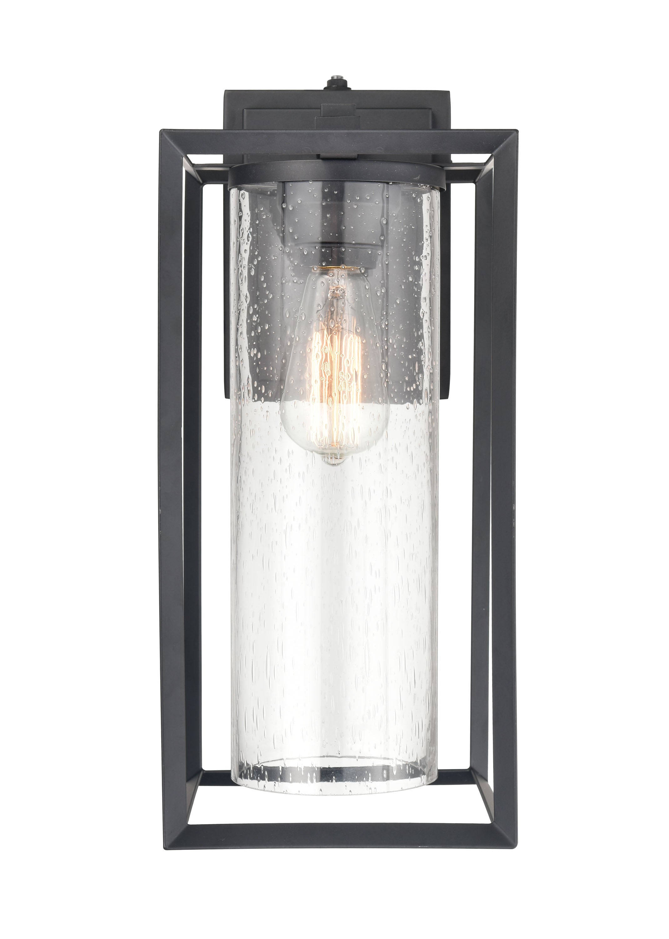 7.5'' Wheatland Powder Coated Black 1 Light Wall Sconce